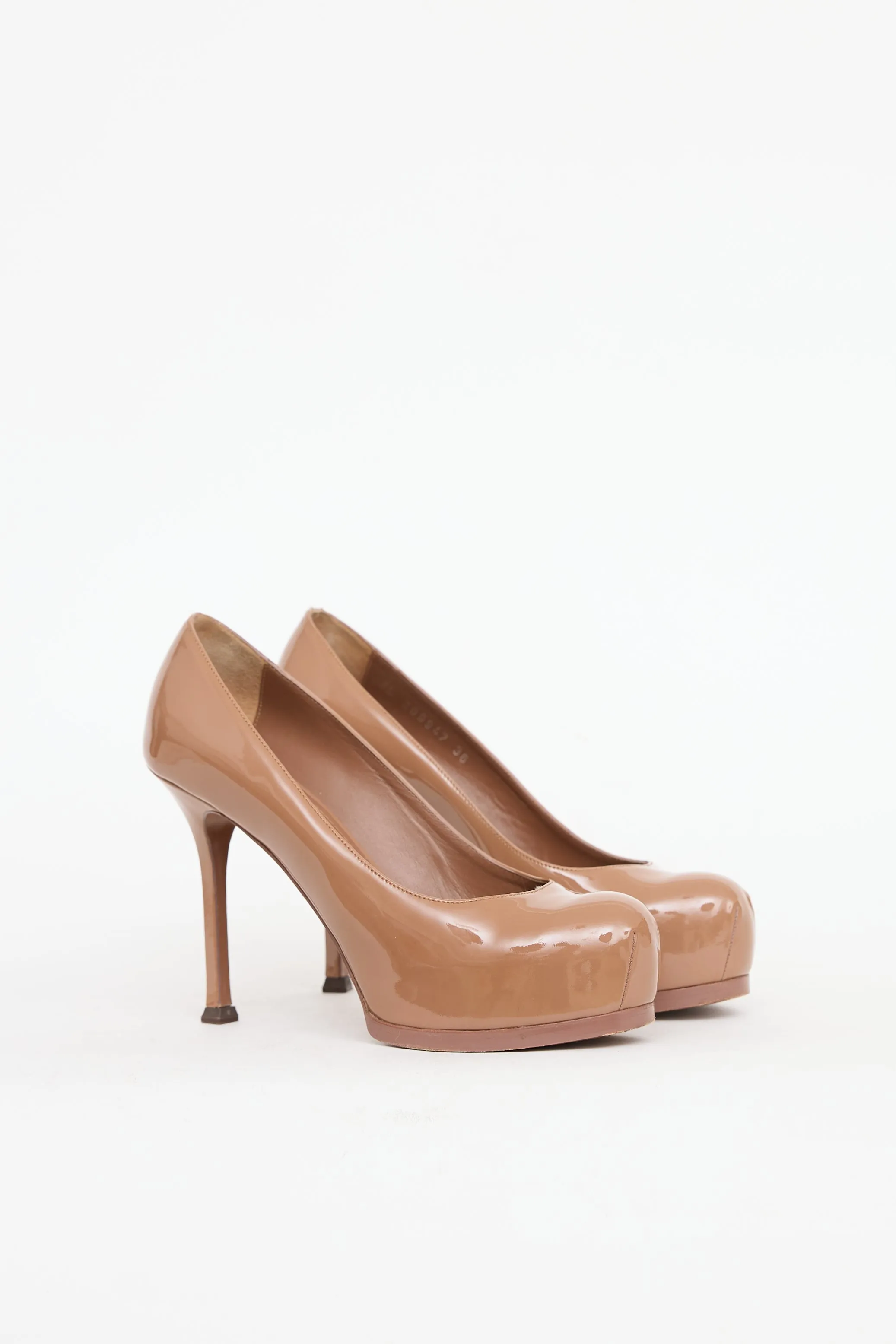 Patent Leather Tribtoo Platform Pump sold by VSP Consignment product image thumbnail 2