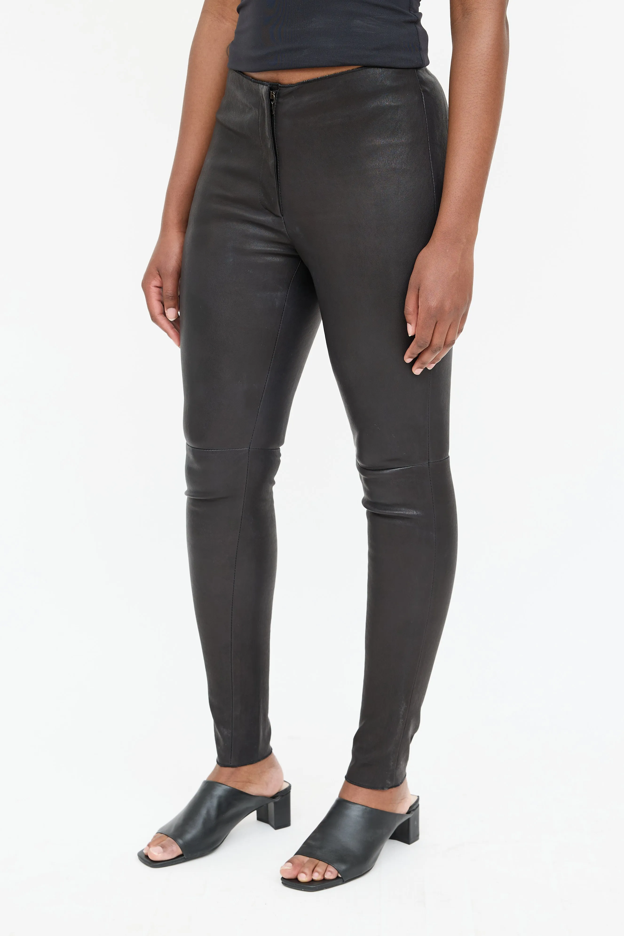 2010 Leather Slim Pant sold by VSP Consignment product image thumbnail 3