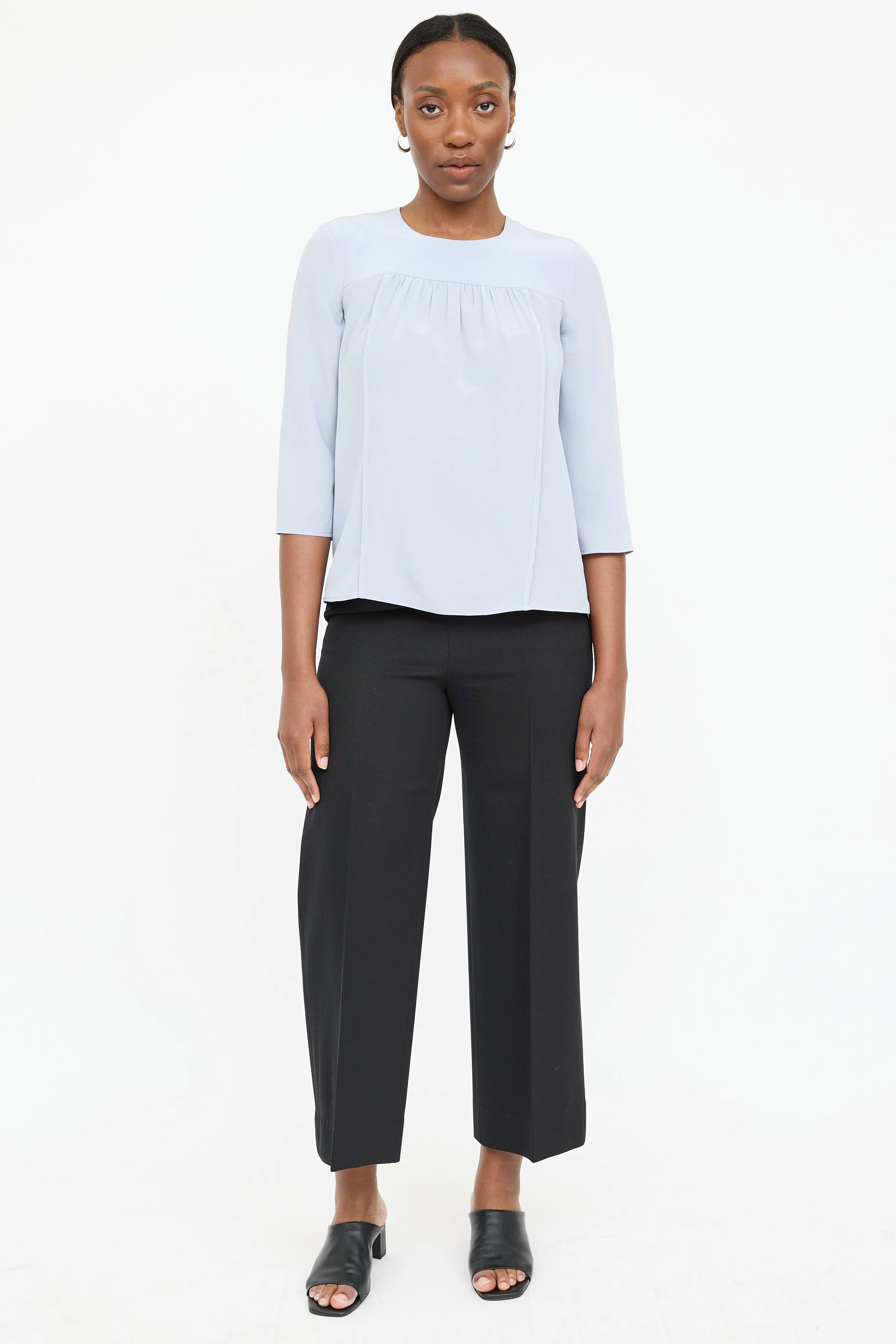 Silk Pleated Top sold by VSP Consignment product image thumbnail 2