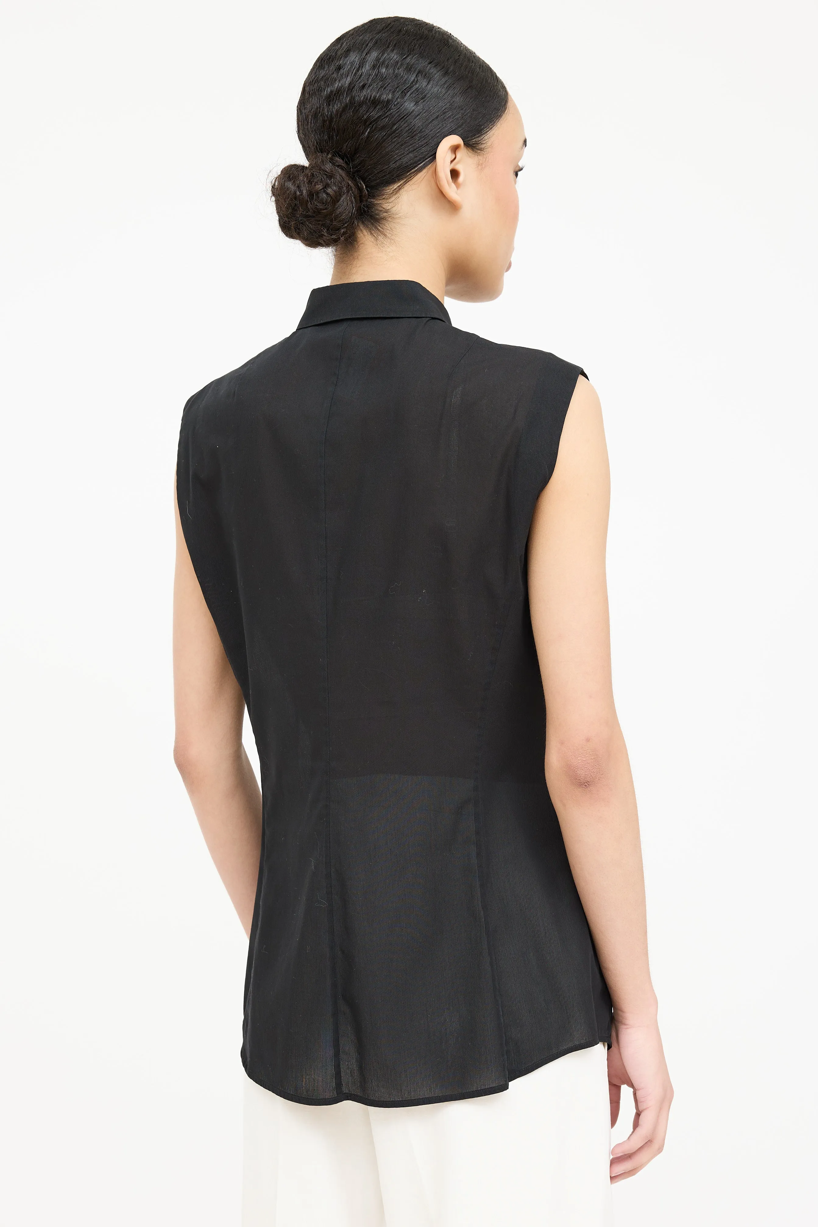 Sheer Sleeveless Blouse sold by VSP Consignment product image thumbnail 5