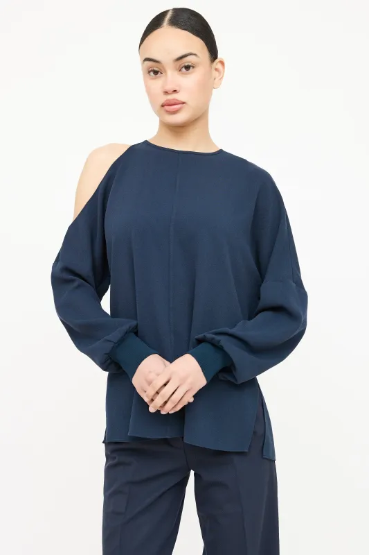 Asymmetrical Off The Shoulder Top made by Tibi