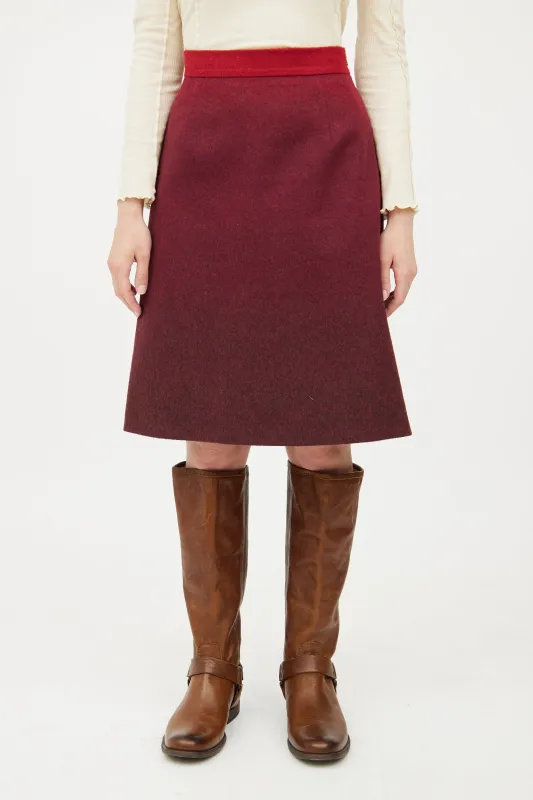 Ombre Pencil Skirt sold by VSP Consignment