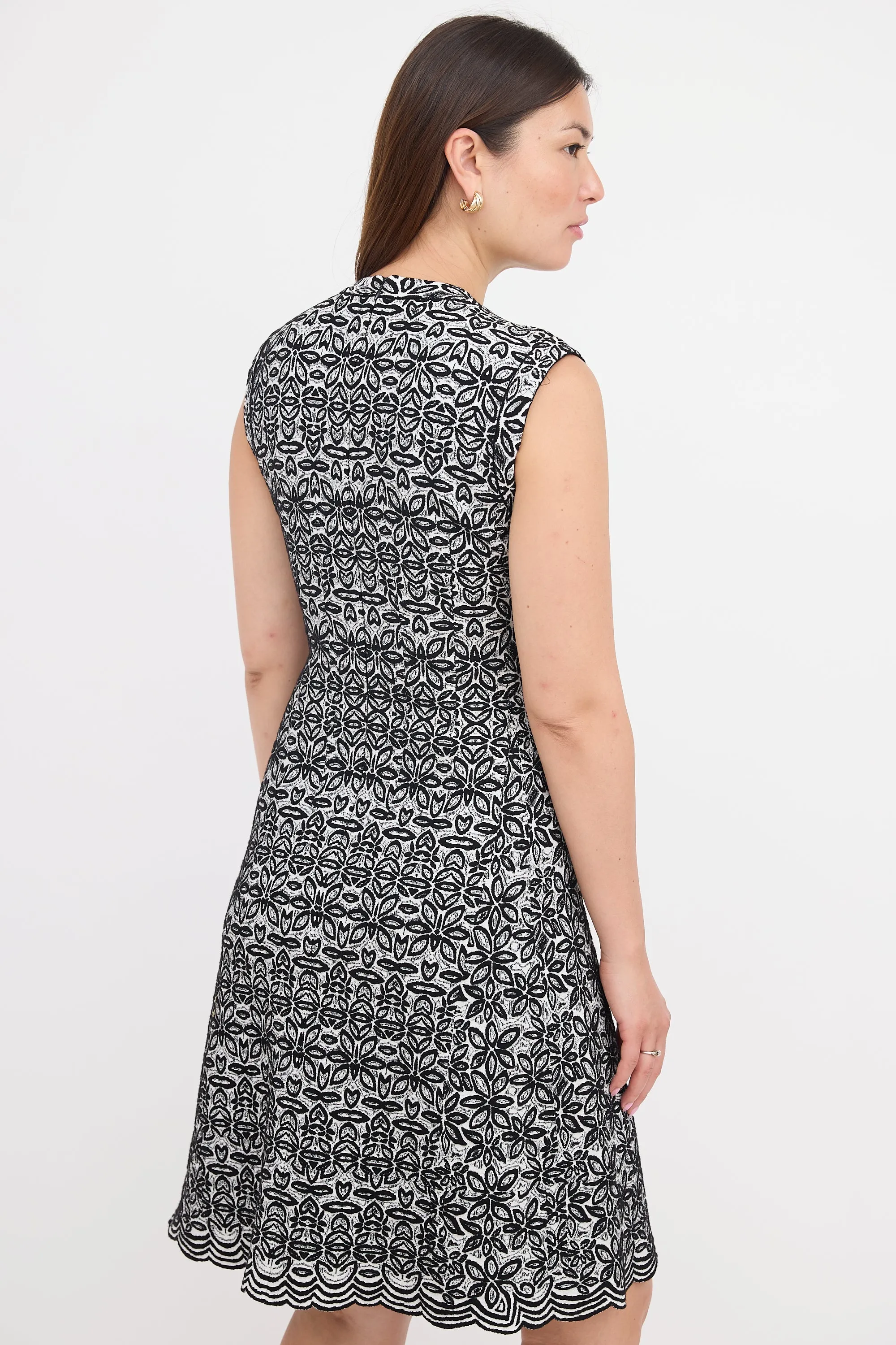 Floral Jacquard Dress sold by VSP Consignment product image thumbnail 3