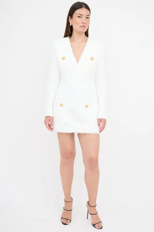 Frayed Tweed Dress sold by VSP Consignment