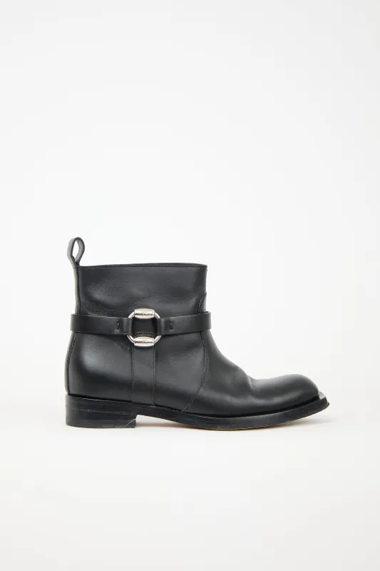 Leather Cirano Lux Ankle Boot made by Gucci