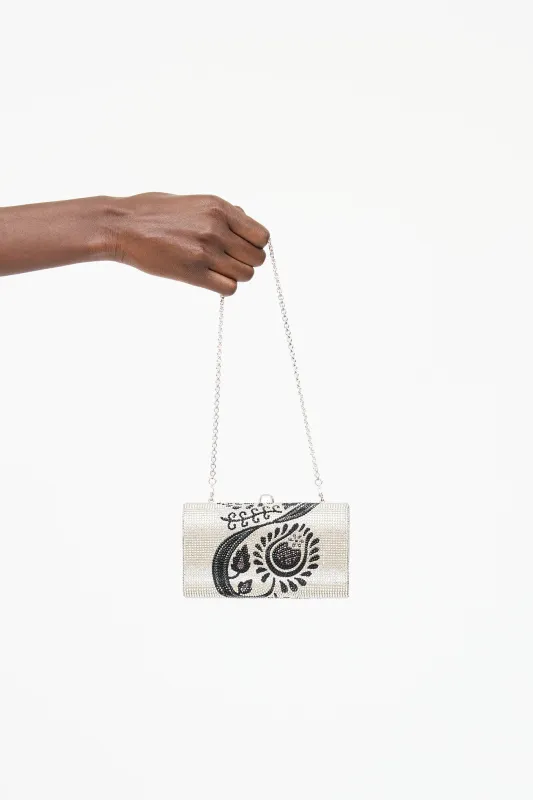 Crystal Embellished Clutch sold by VSP Consignment