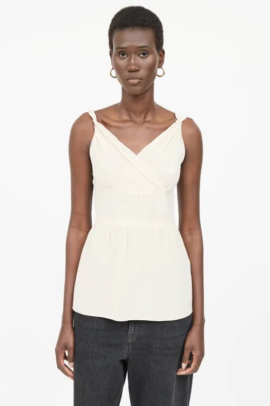 Tiered Sleeveless Top made by Miu Miu