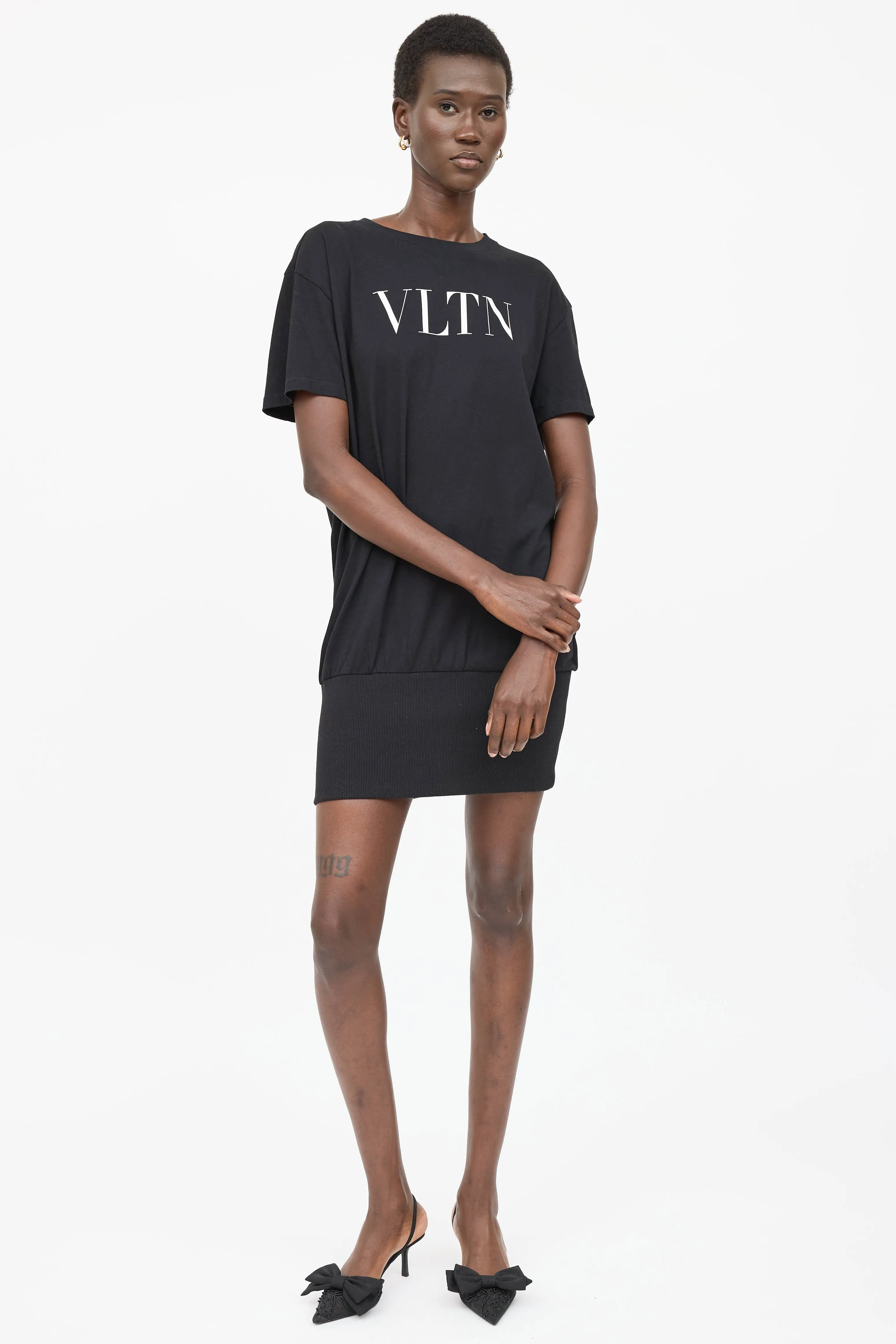 Logo Mini Shirt Dress sold by VSP Consignment product image thumbnail 2