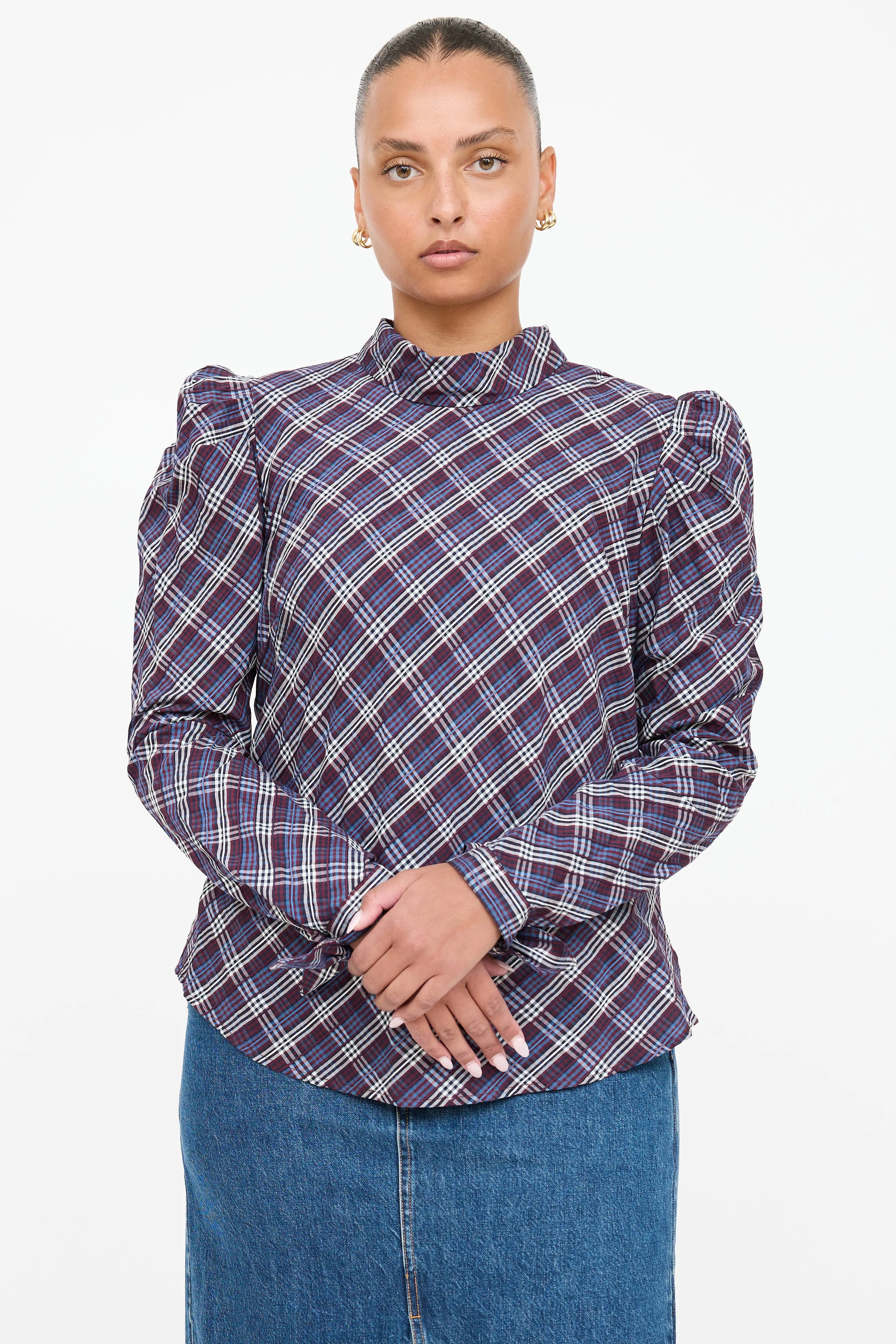 Isabel Plaid Top sold by VSP Consignment product image thumbnail 2