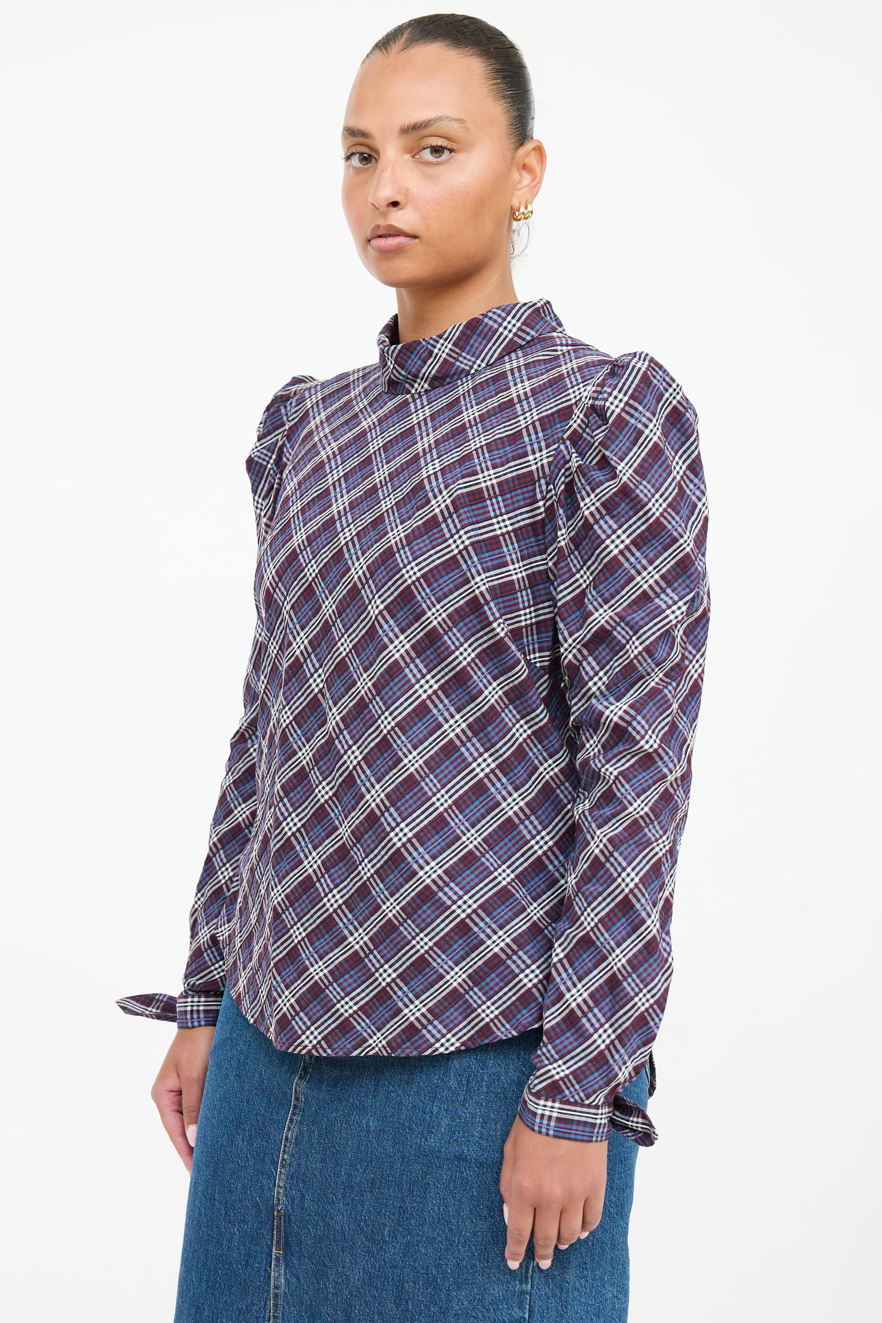 Isabel Plaid Top sold by VSP Consignment product image thumbnail 3