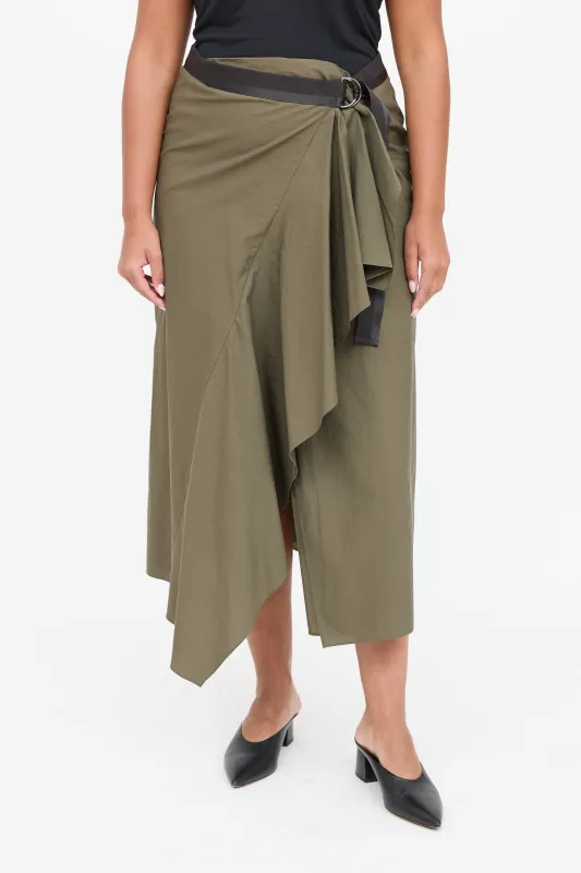 Belted Wrap Skirt sold by VSP Consignment