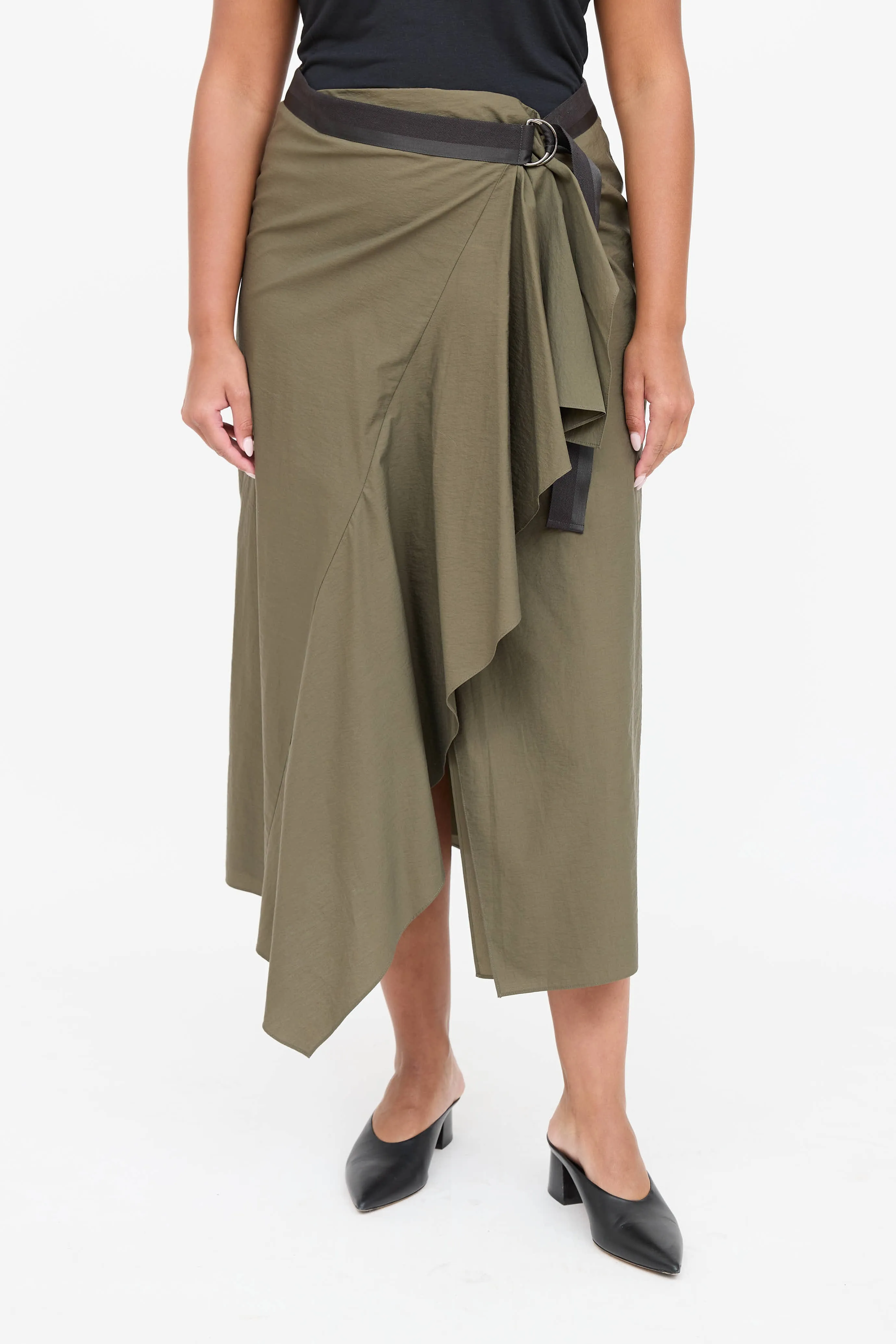 Belted Wrap Skirt sold by VSP Consignment