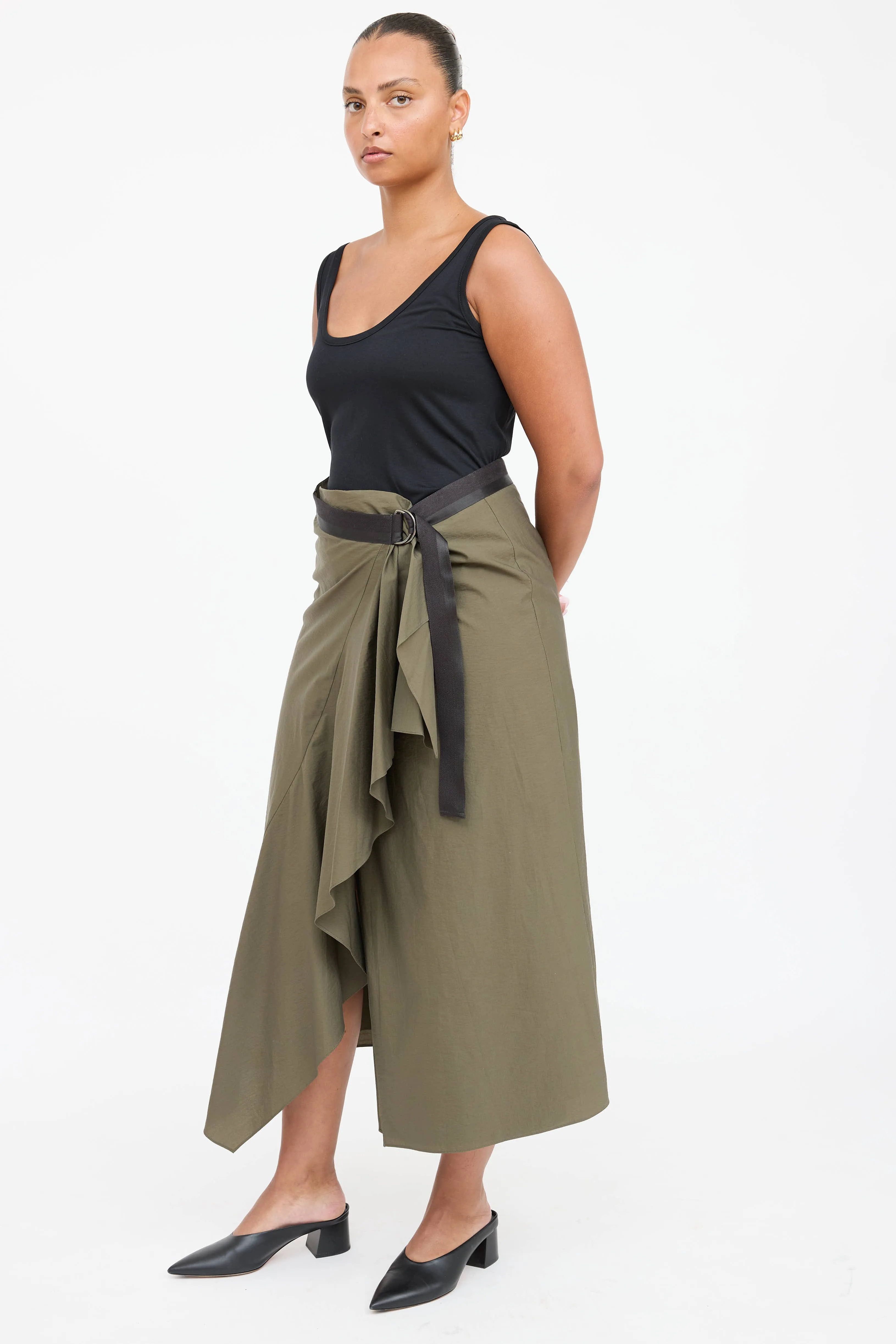 Belted Wrap Skirt sold by VSP Consignment product image thumbnail 2