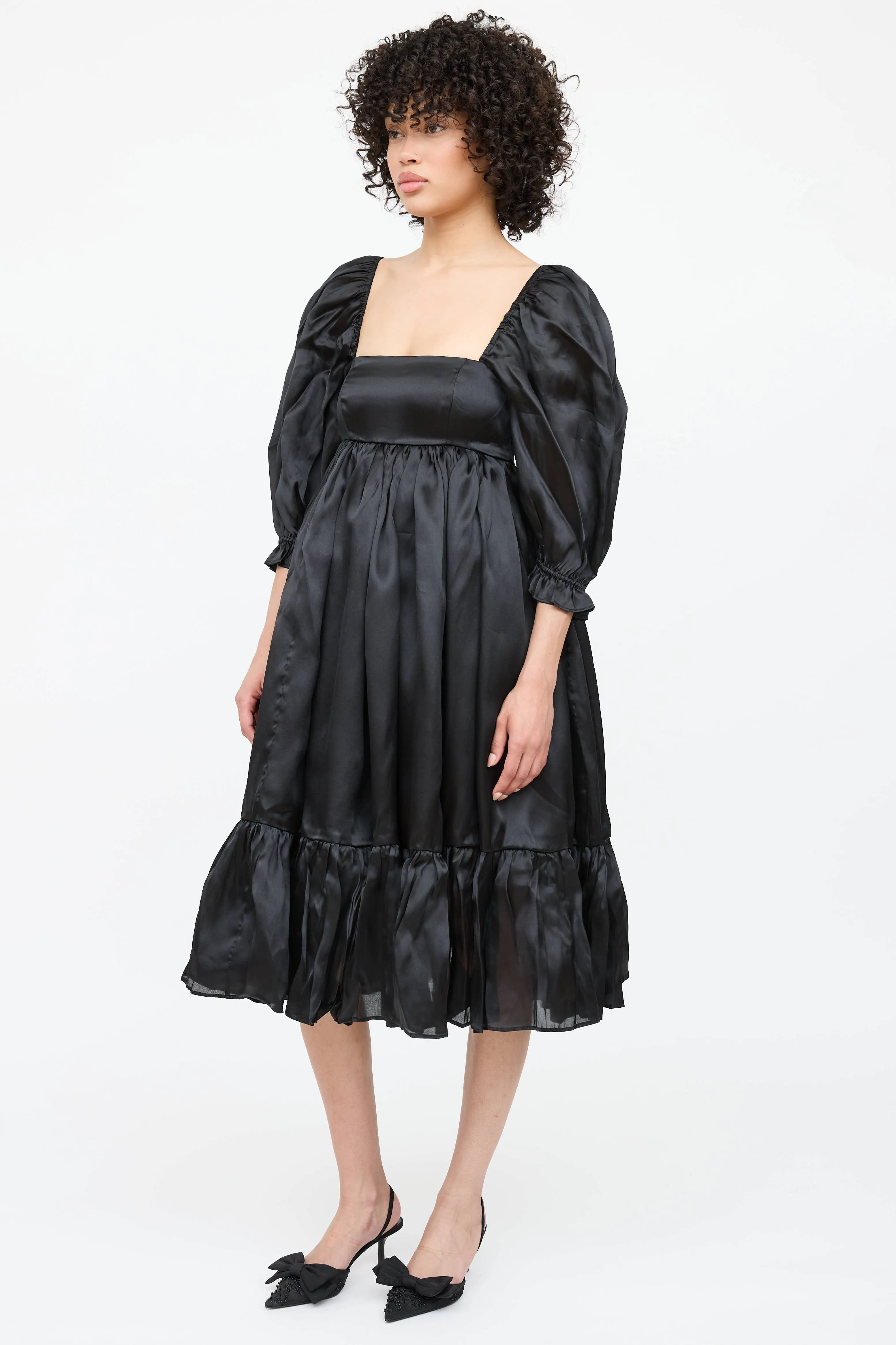 Caviar French Puff Dress sold by VSP Consignment product image thumbnail 3