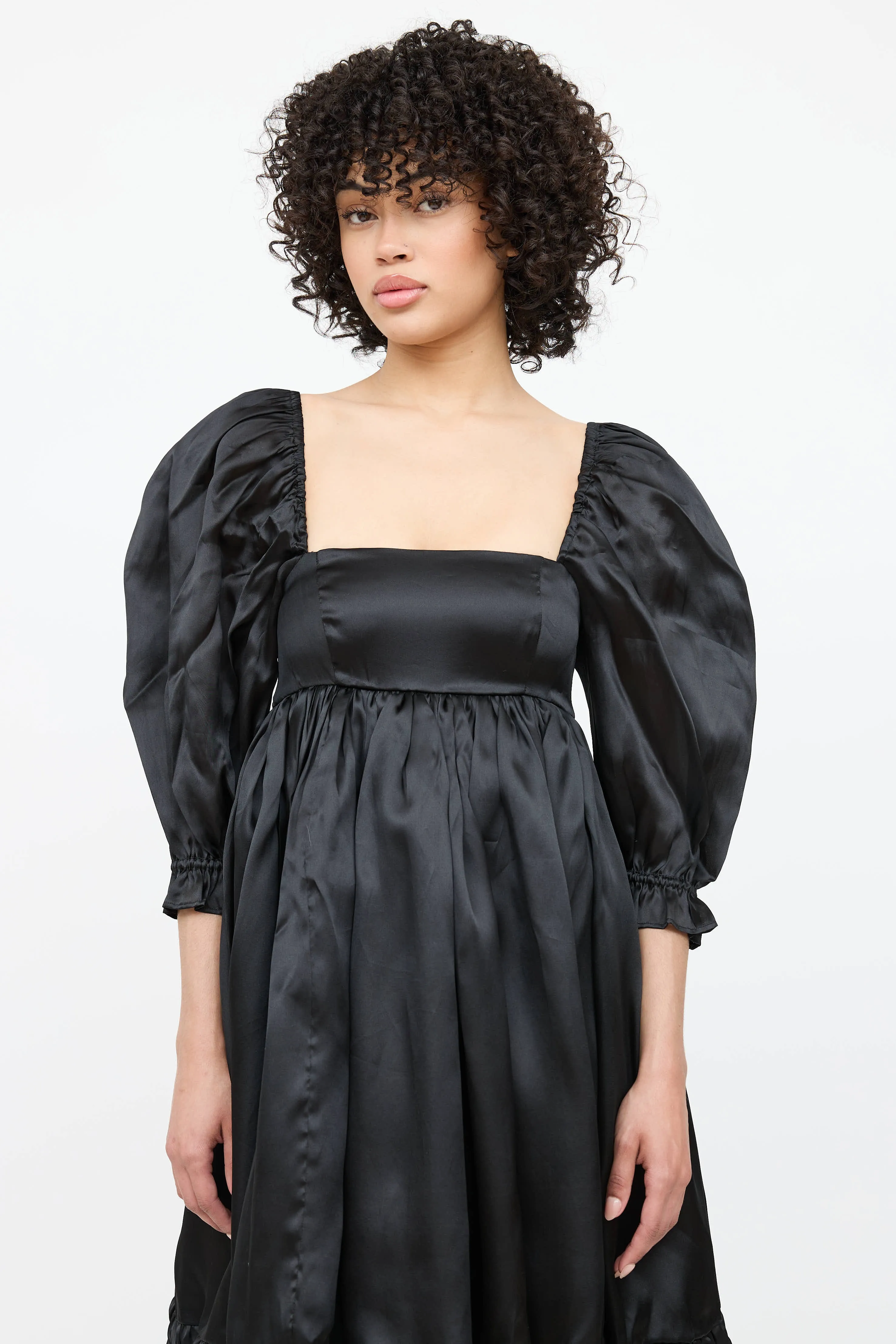 Caviar French Puff Dress sold by VSP Consignment product image thumbnail 2