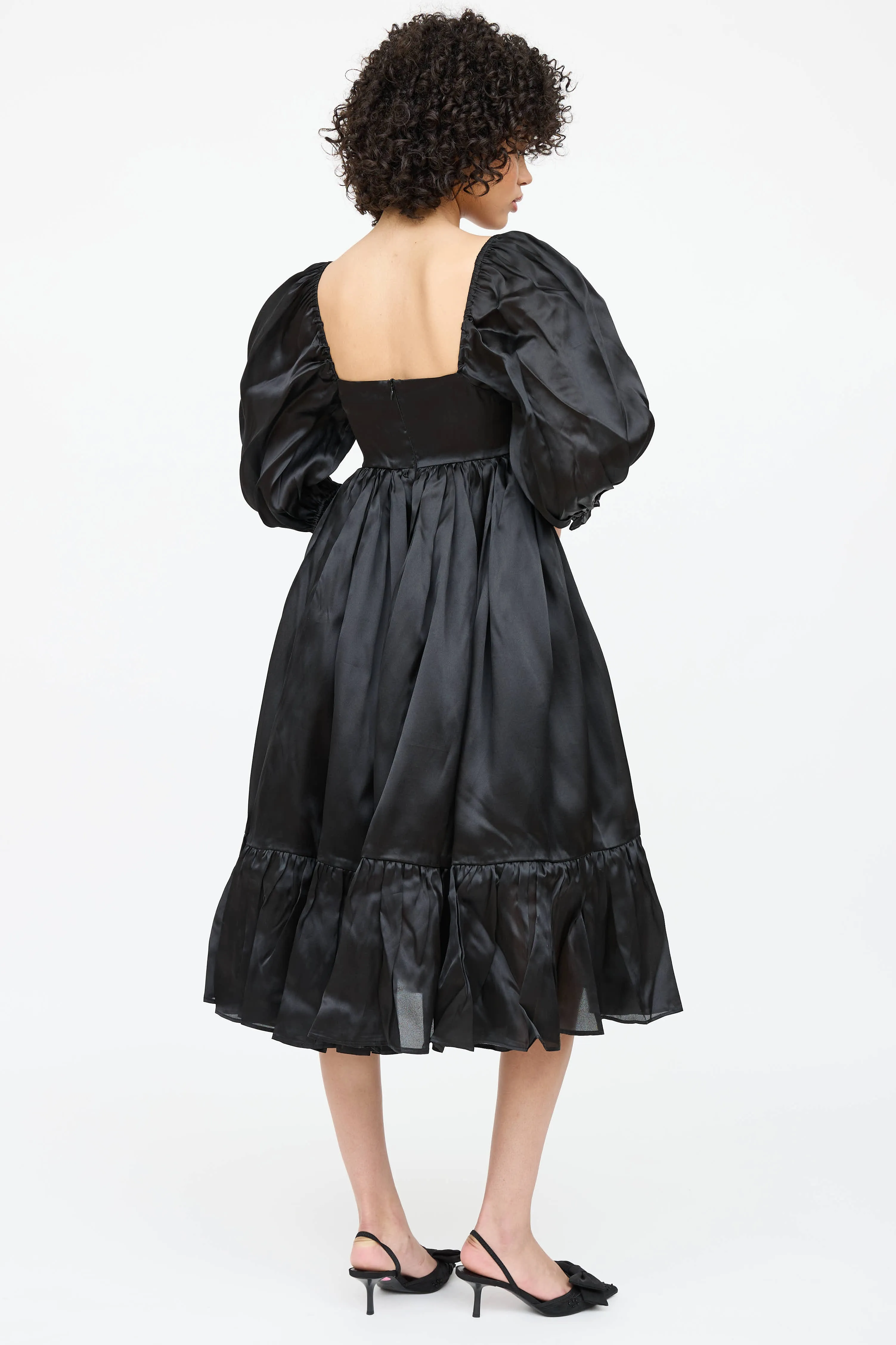 Caviar French Puff Dress sold by VSP Consignment product image thumbnail 5