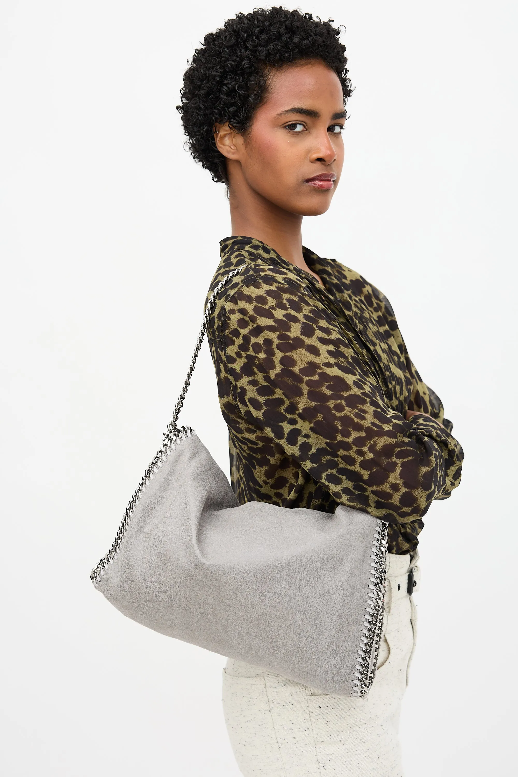 Falabella Fold Over Tote Bag sold by VSP Consignment product image thumbnail 4