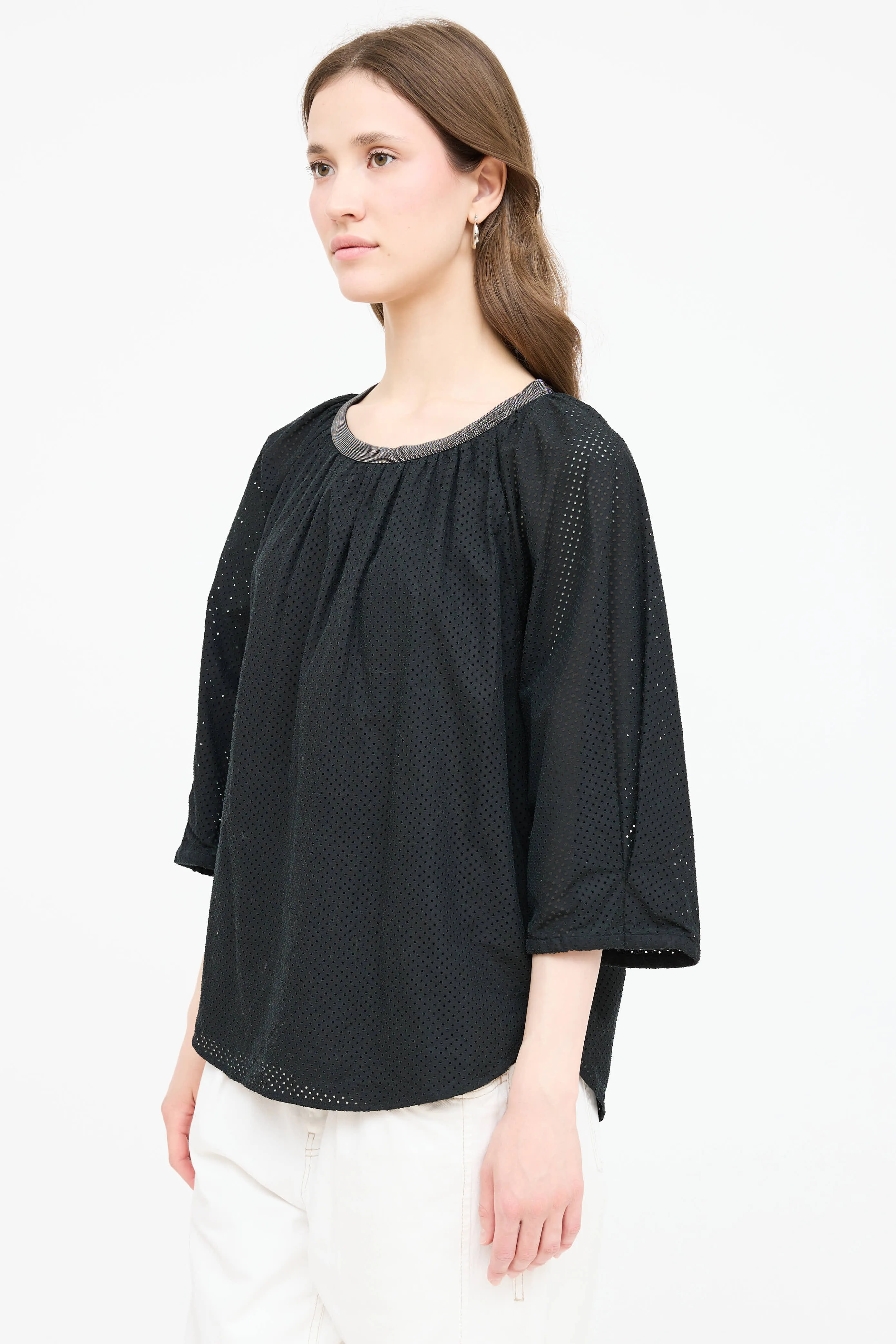 Perforated Monili Top sold by VSP Consignment product image thumbnail 4