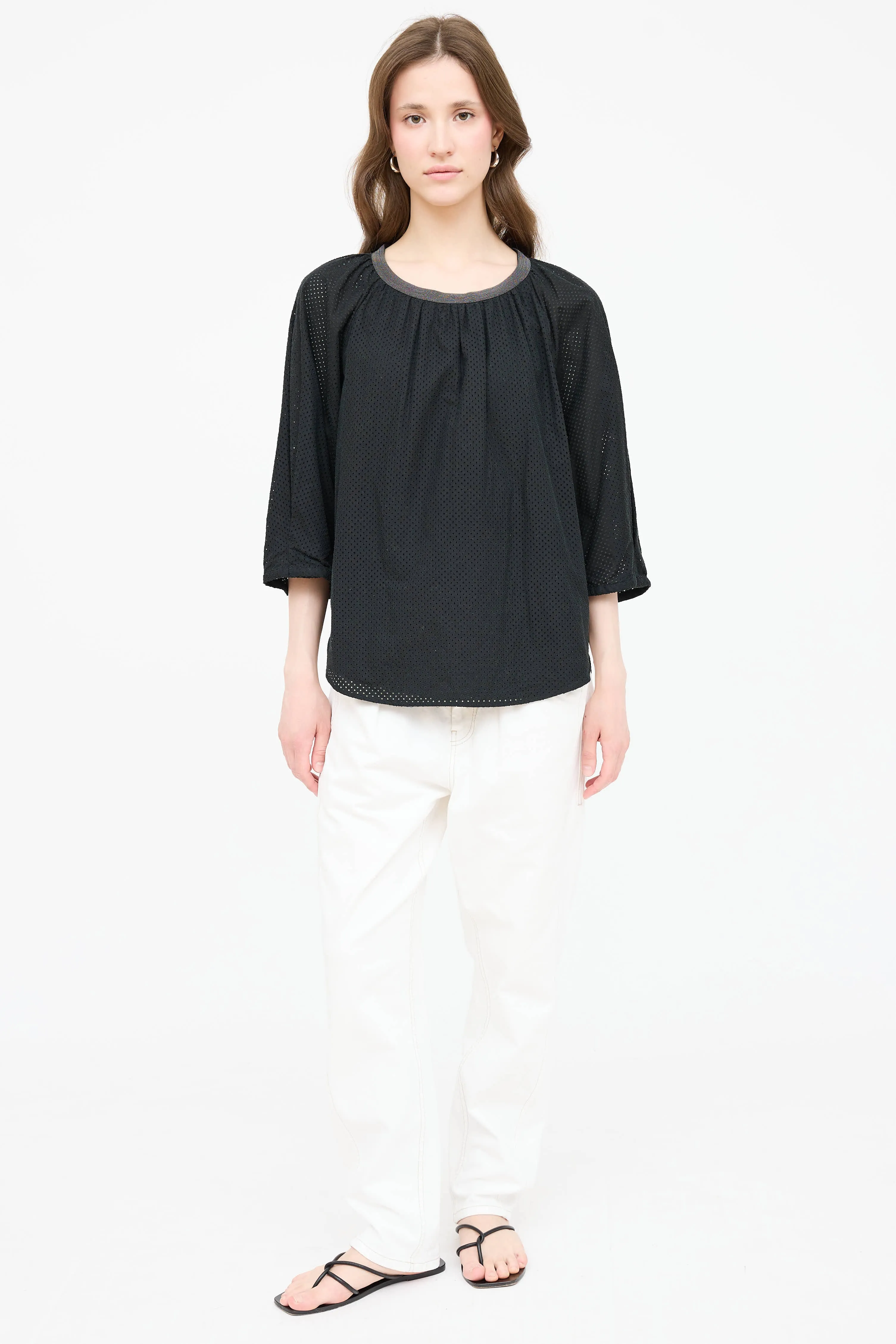 Perforated Monili Top sold by VSP Consignment product image thumbnail 2