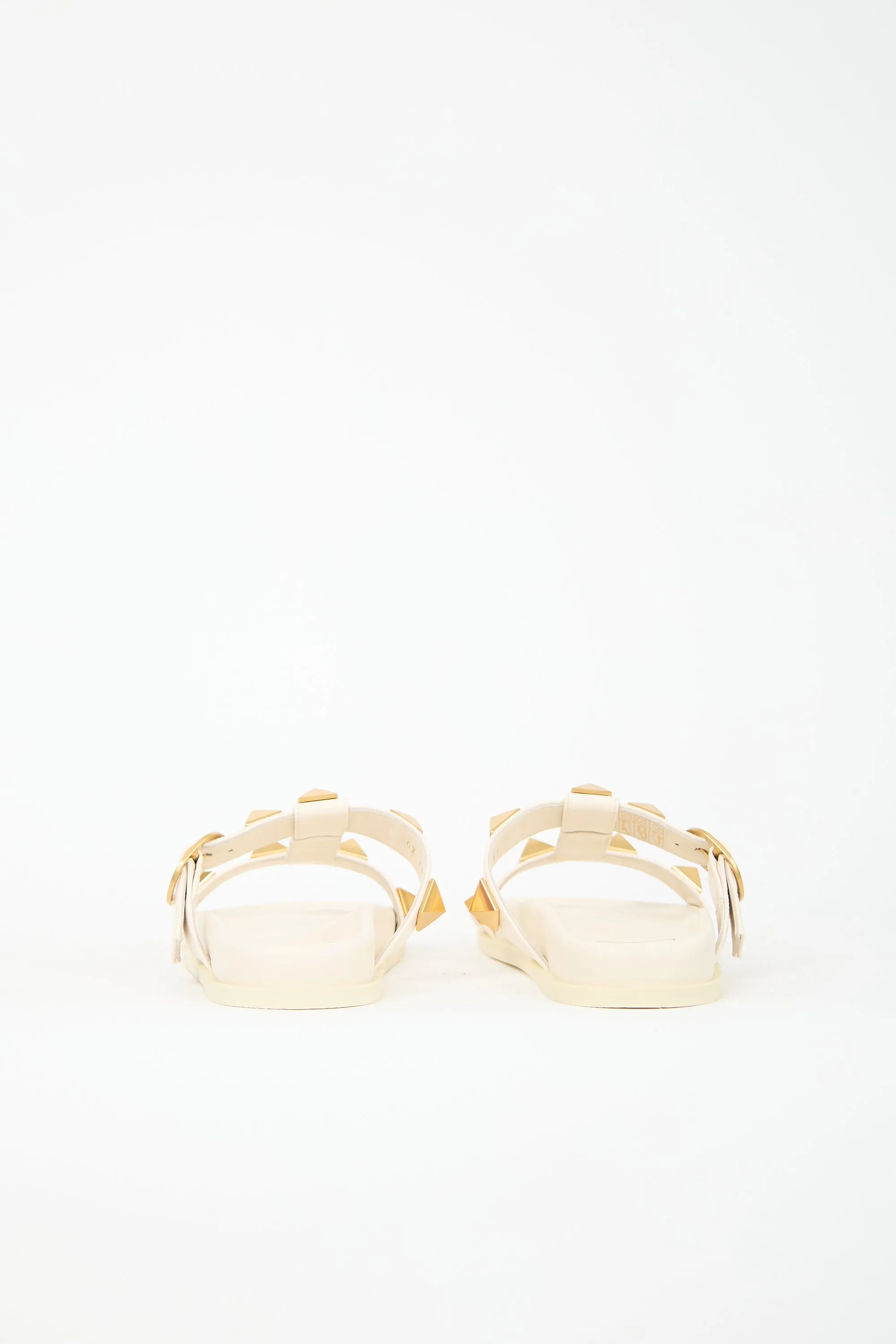 Leather Roman Stud Slide sold by VSP Consignment product image thumbnail 4