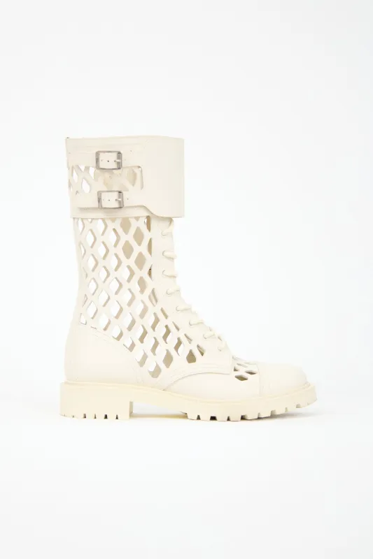 Leather D-Trap Boot sold by VSP Consignment