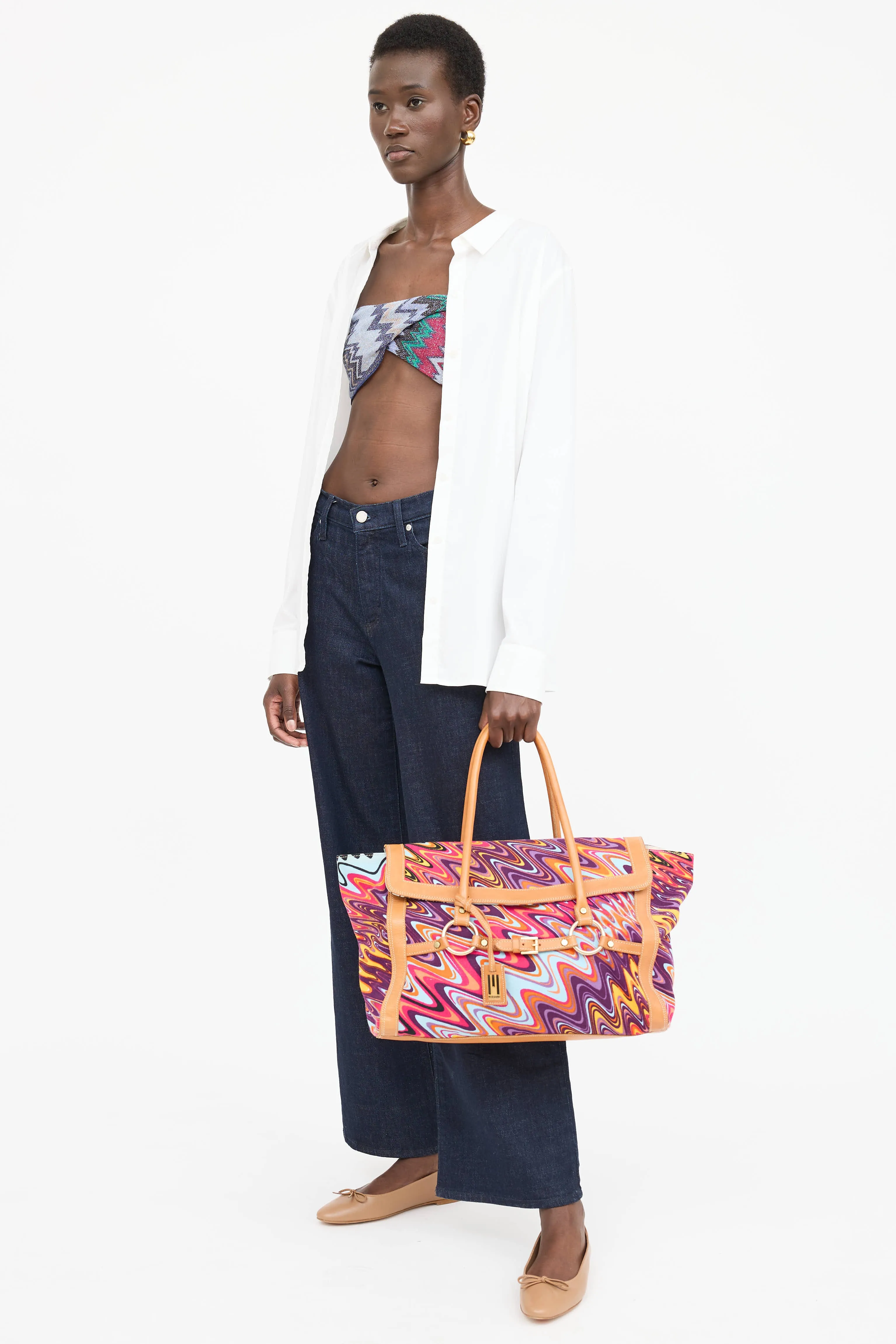 Printed Shoulder Bag sold by VSP Consignment product image thumbnail 2