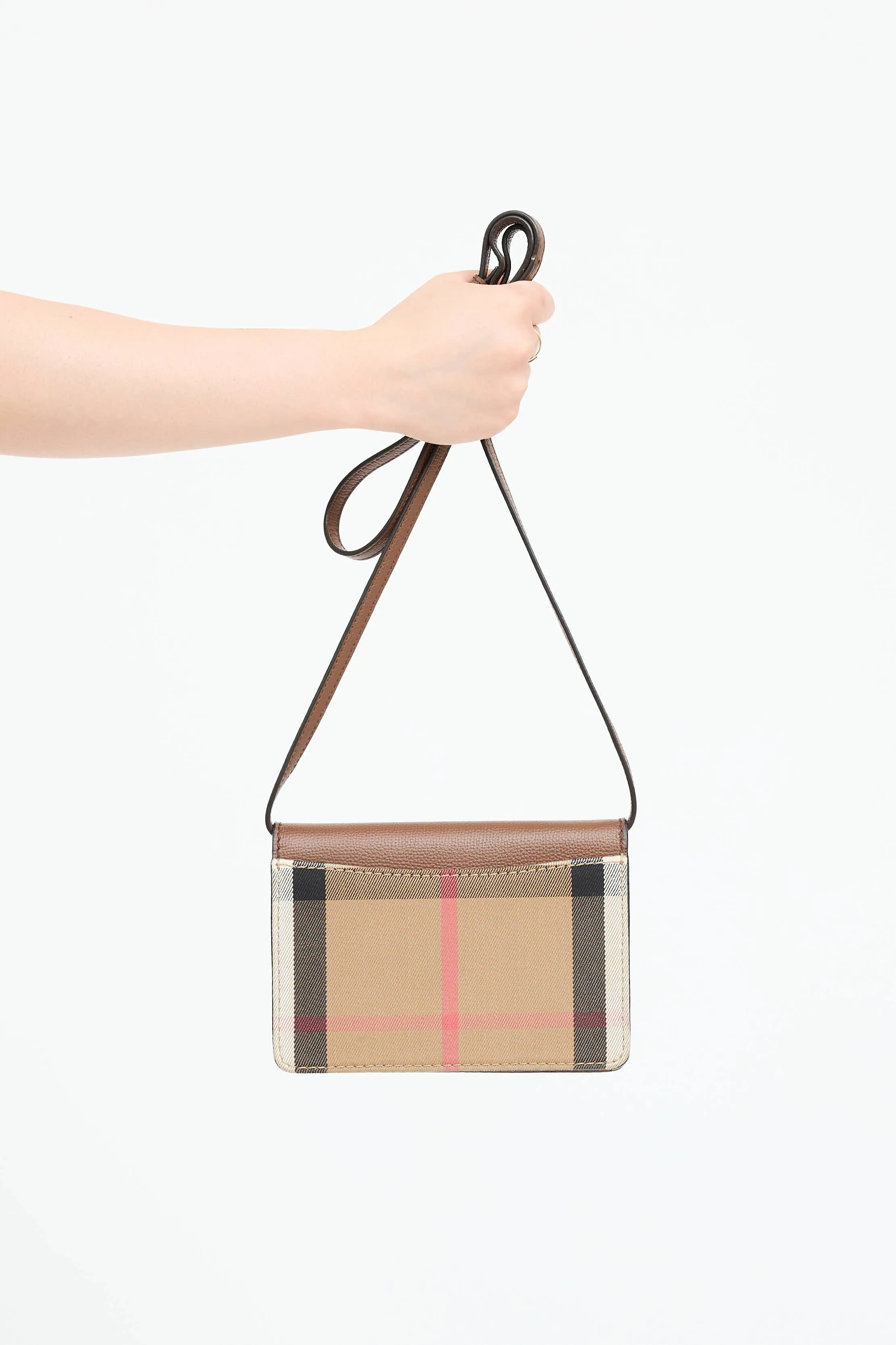 House Check Hampshire Crossbody Bag sold by VSP Consignment product image thumbnail 2