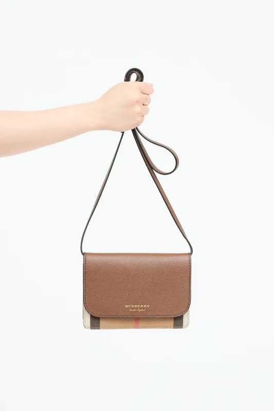 House Check Hampshire Crossbody Bag sold by VSP Consignment