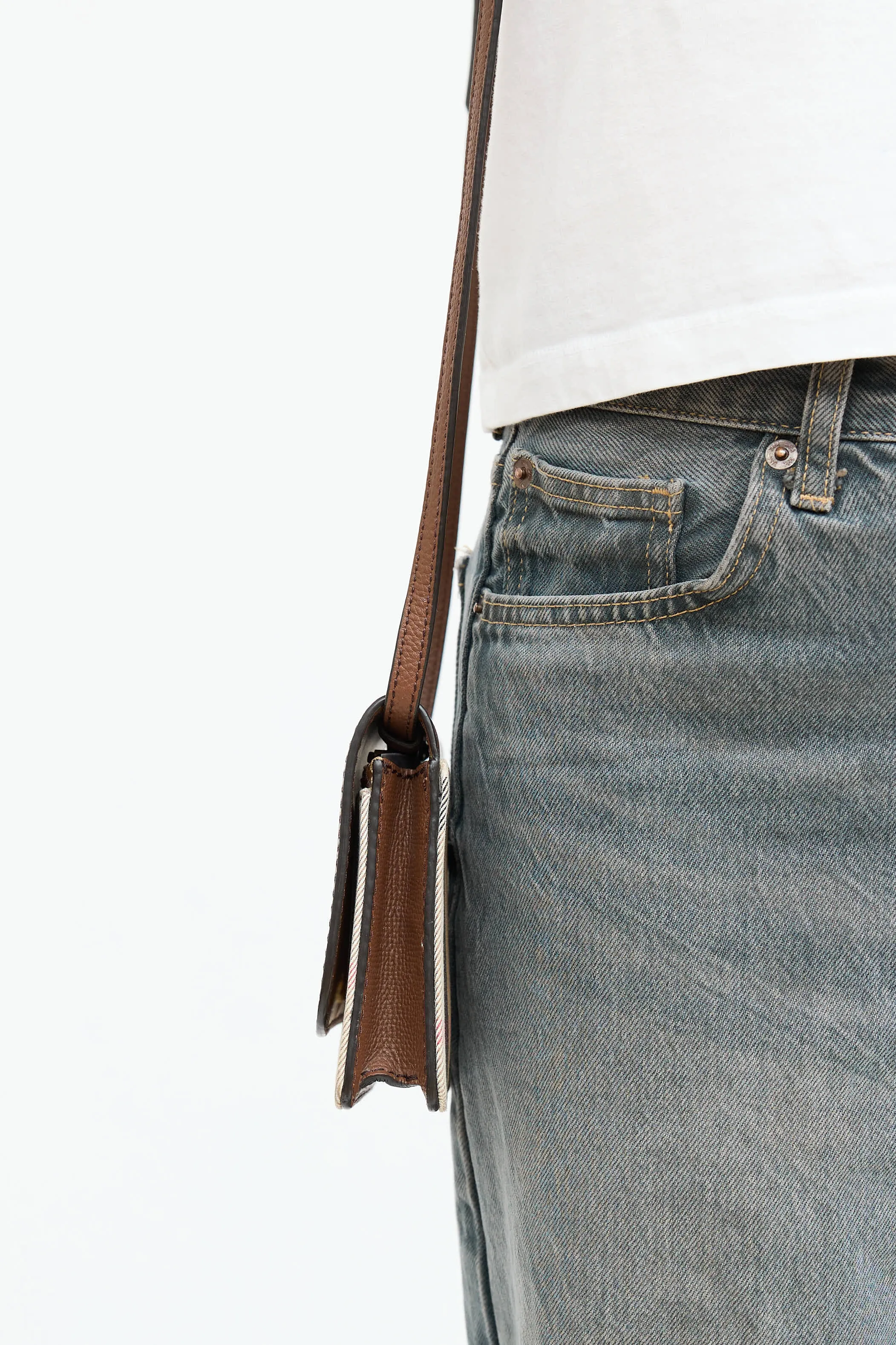 House Check Hampshire Crossbody Bag sold by VSP Consignment product image thumbnail 4