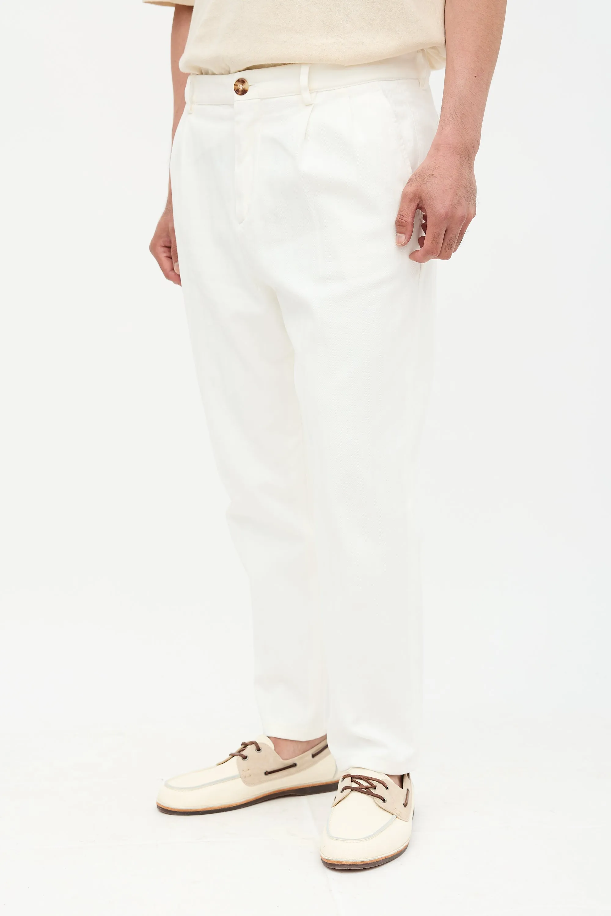 Easy Fit Pleated Trouser sold by VSP Consignment product image thumbnail 3