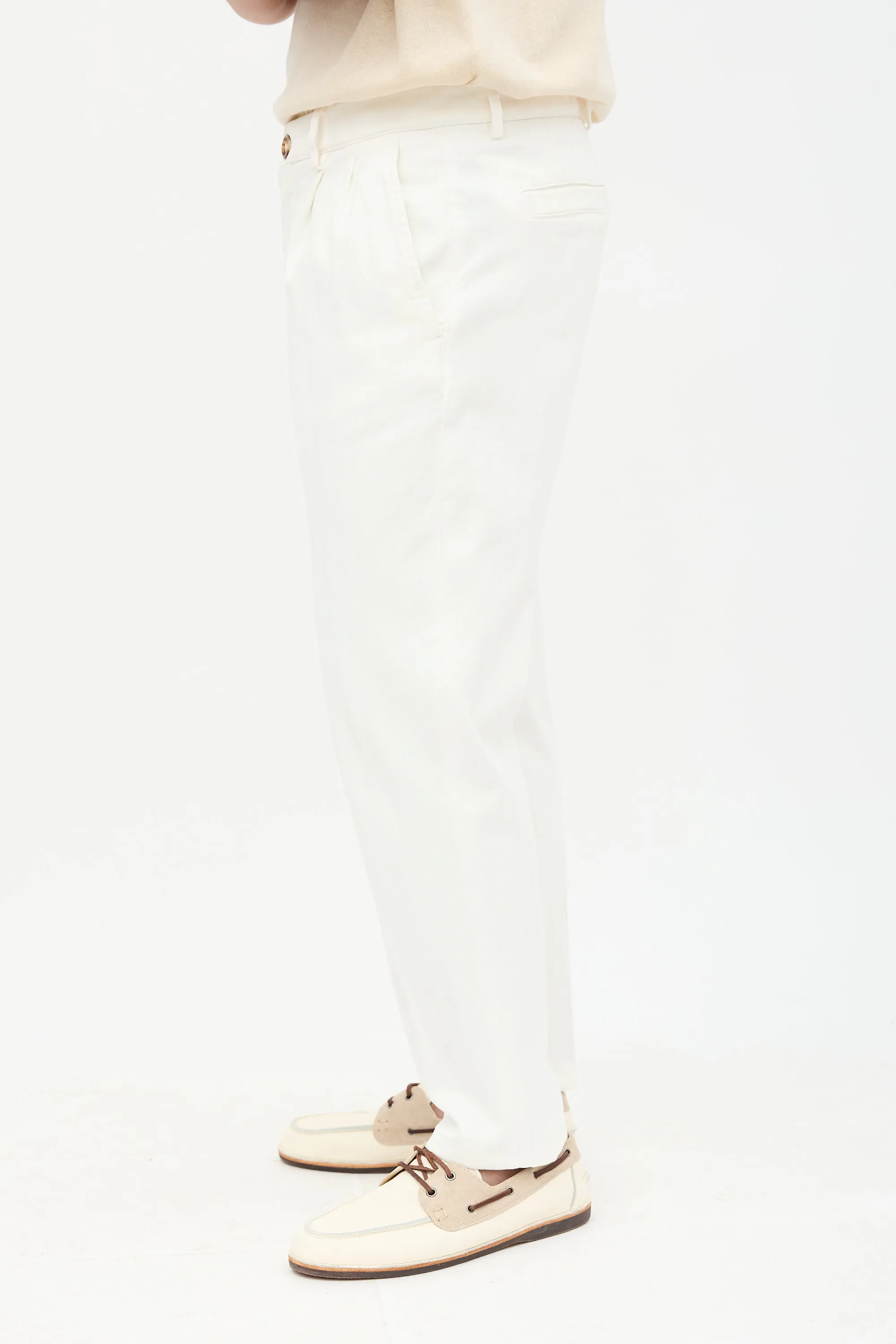 Easy Fit Pleated Trouser sold by VSP Consignment product image thumbnail 4