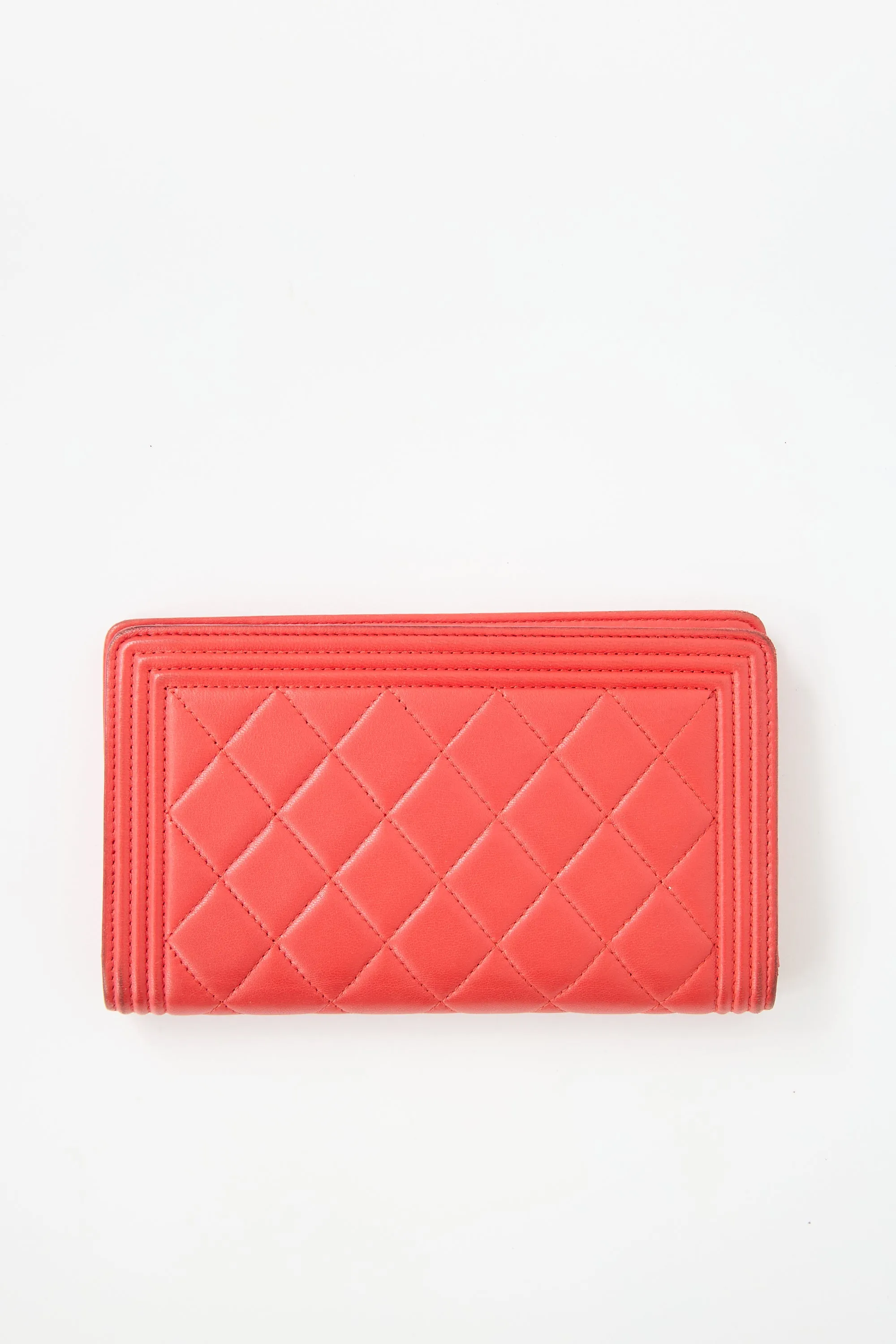 Quilted Leather Boy Yen Wallet sold by VSP Consignment product image thumbnail 4