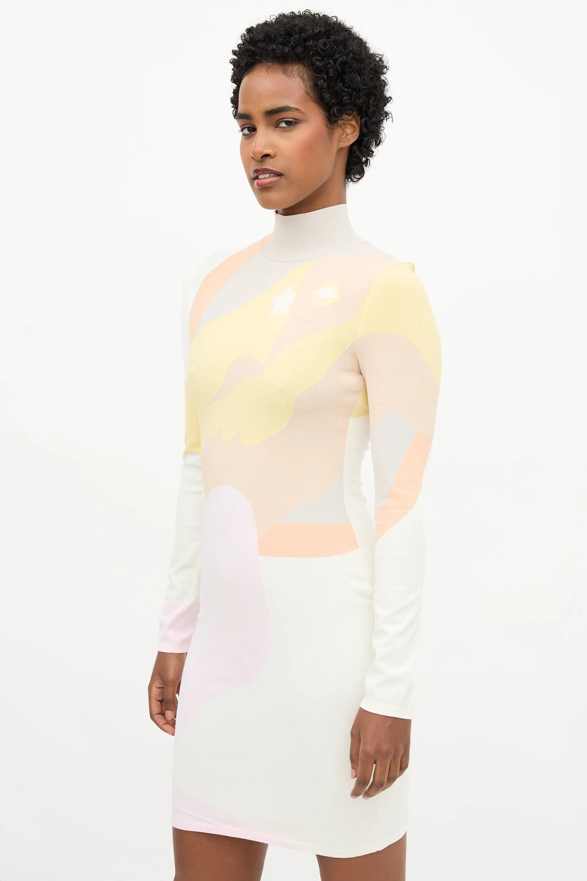 Intarsia Turtleneck Dress sold by VSP Consignment product image thumbnail 3