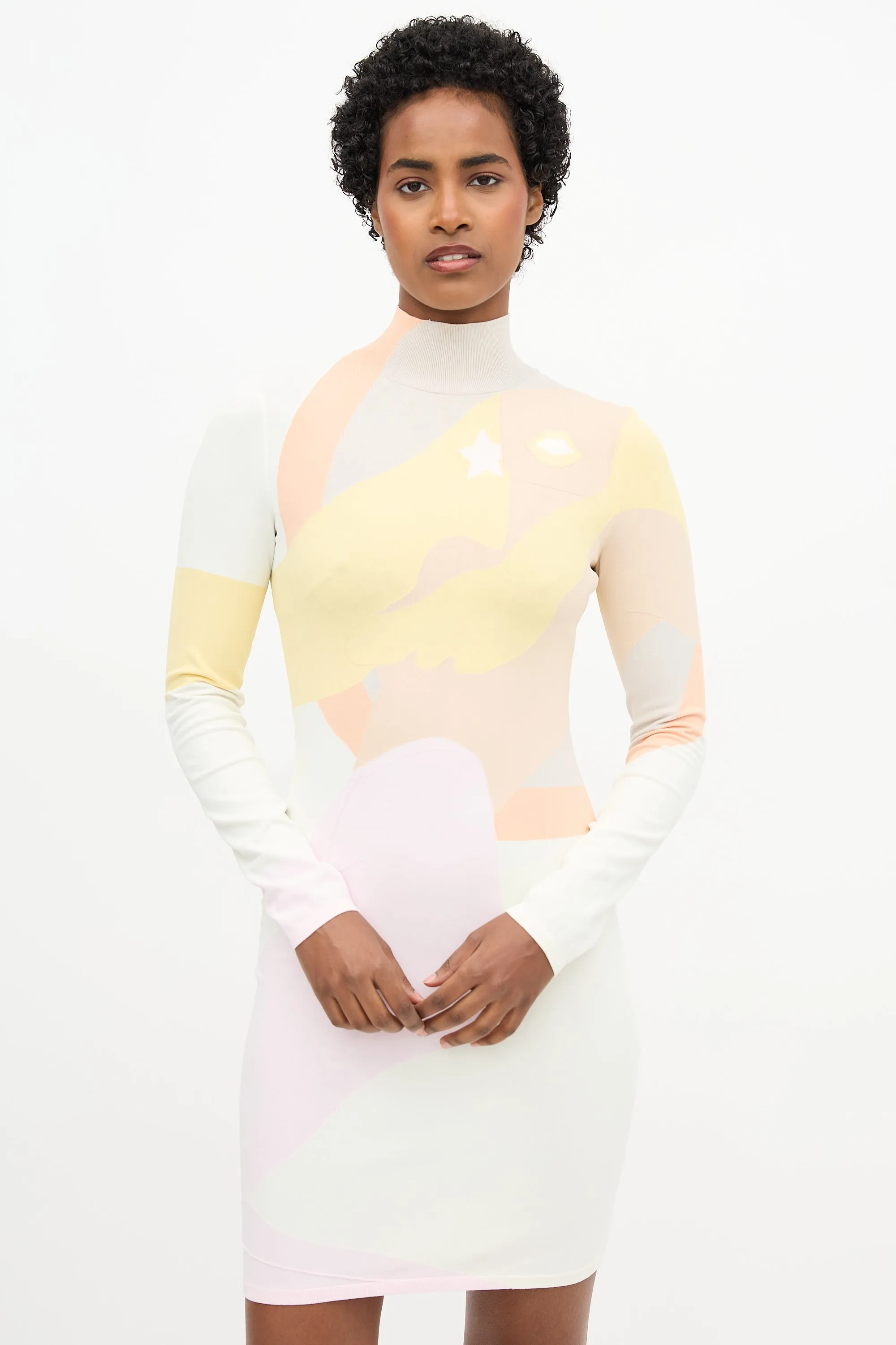 Intarsia Turtleneck Dress sold by VSP Consignment product image thumbnail 2