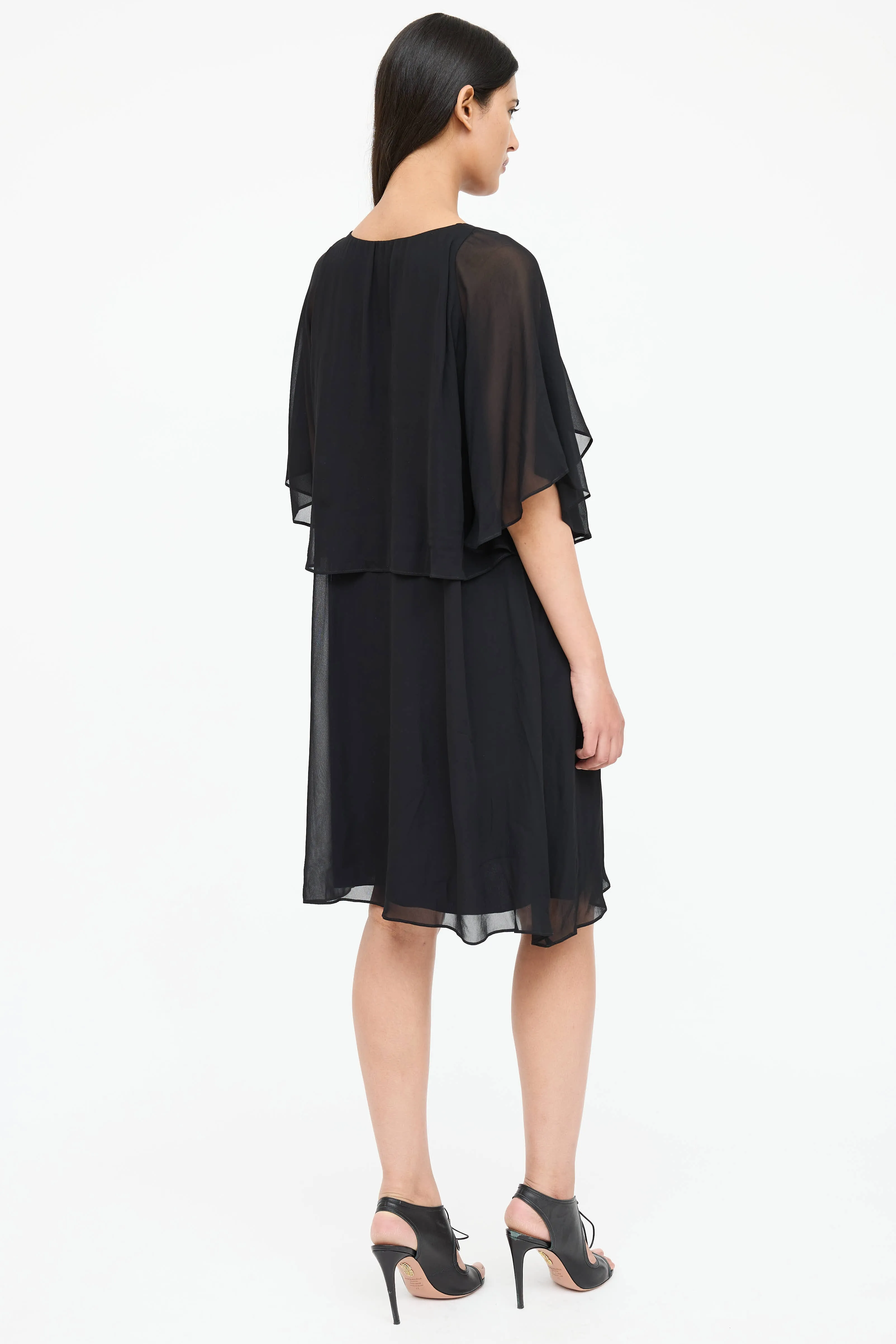 Sheer Ruffled Dress sold by VSP Consignment product image thumbnail 5