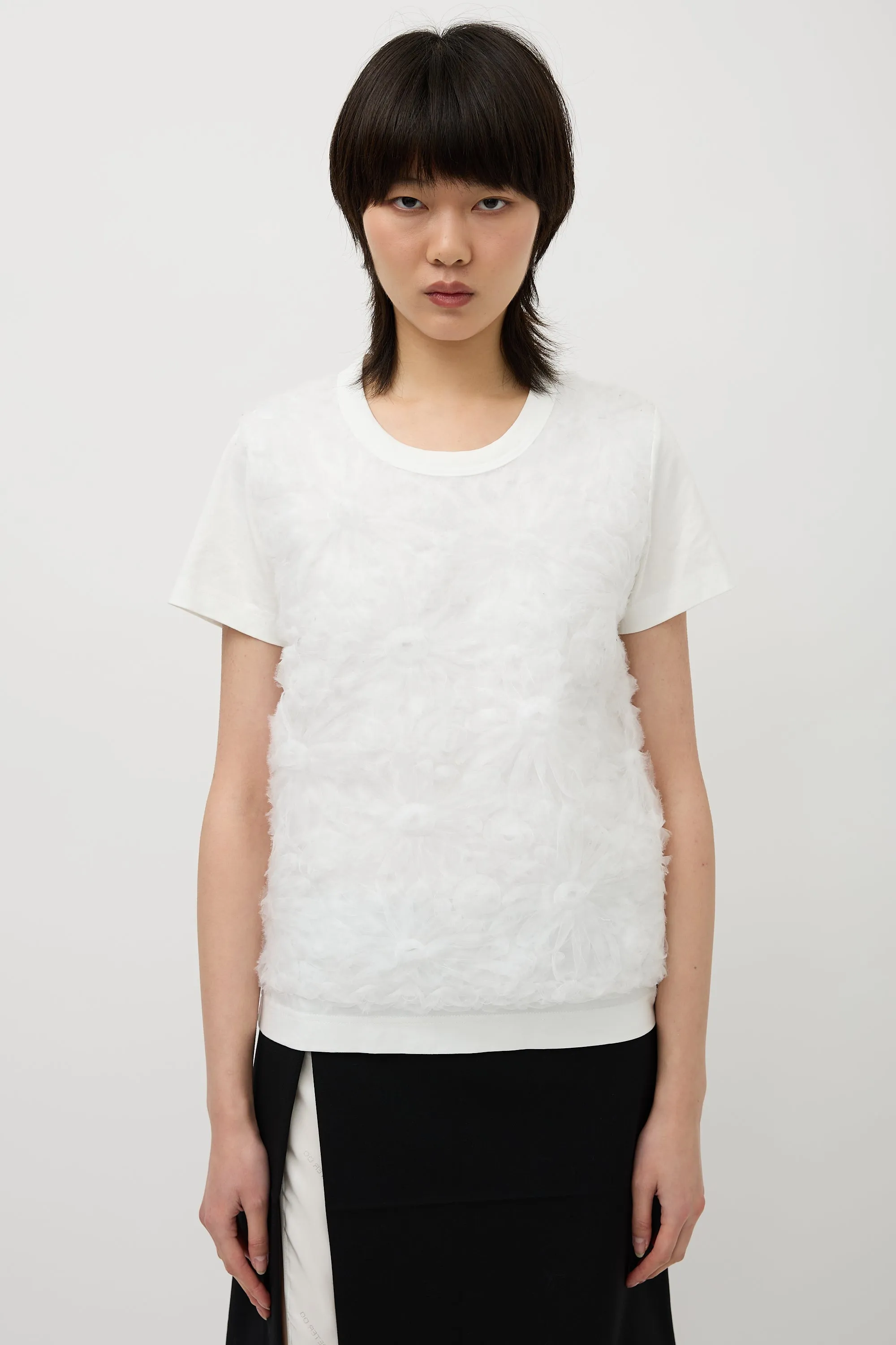 Floral Embroidered T-Shirt sold by VSP Consignment product image thumbnail 3