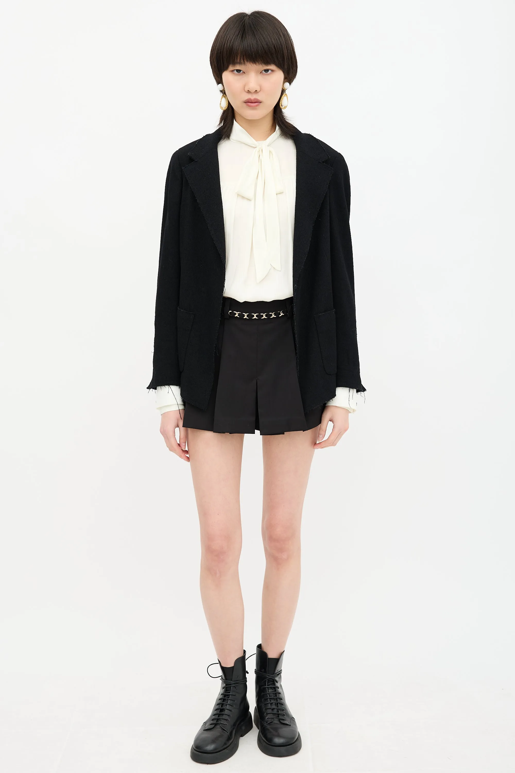 Wool Boucle Blazer sold by VSP Consignment product image thumbnail 3