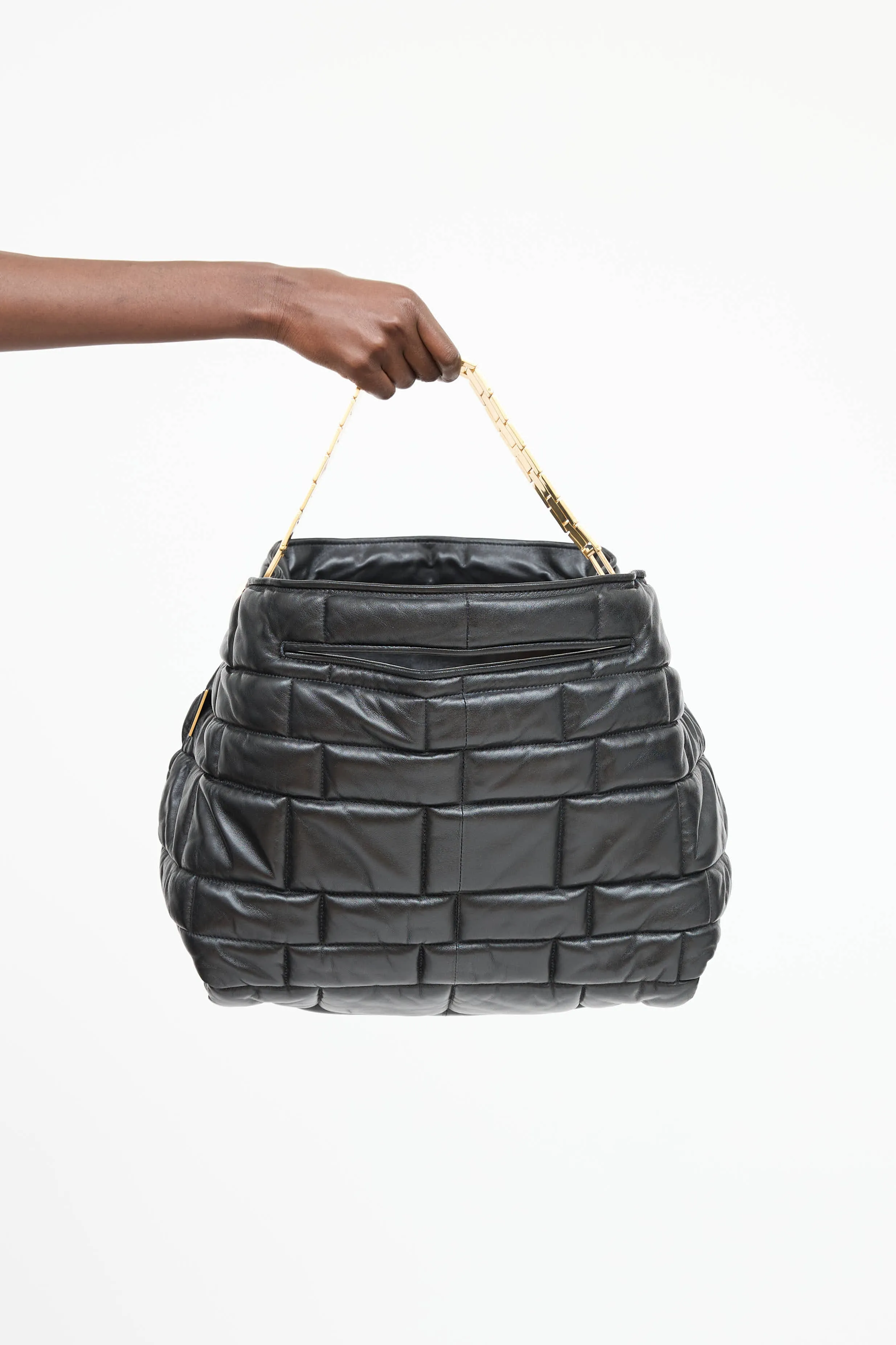 Quilted Leather Fortune Bag sold by VSP Consignment product image thumbnail 3