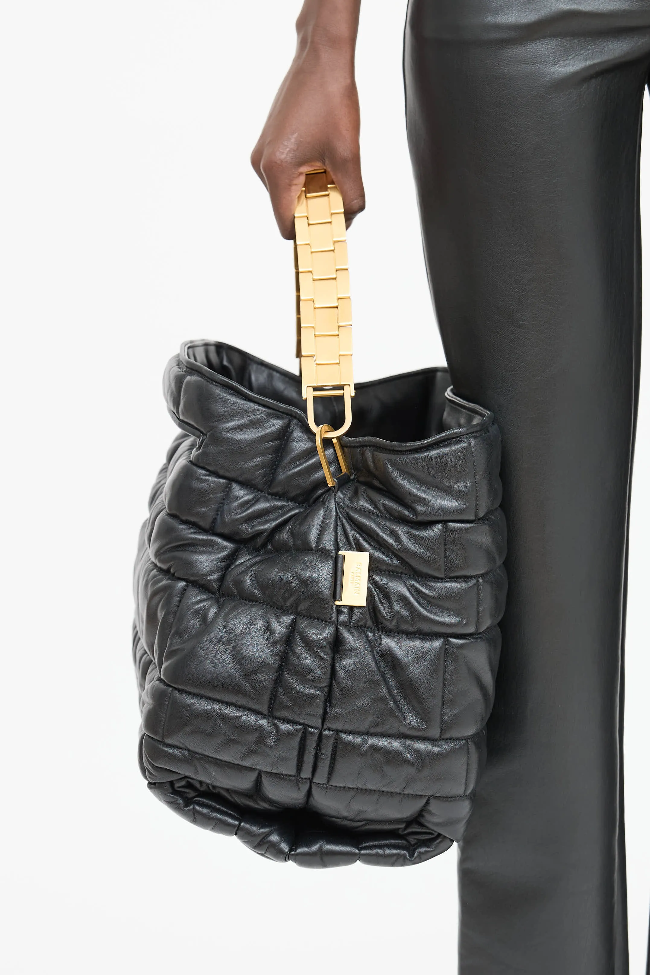 Quilted Leather Fortune Bag sold by VSP Consignment product image thumbnail 5