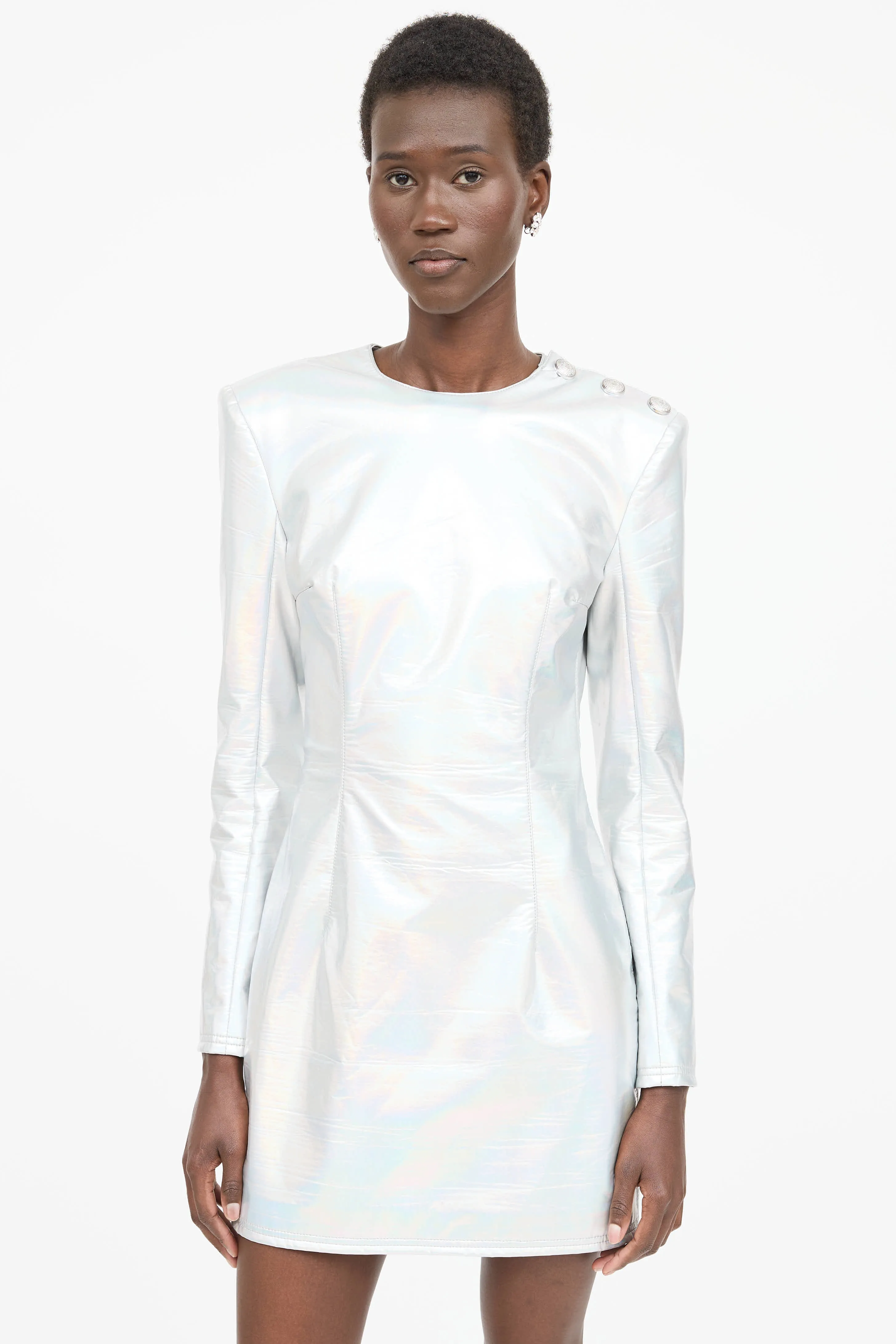 Padded Iridescent Dress sold by VSP Consignment