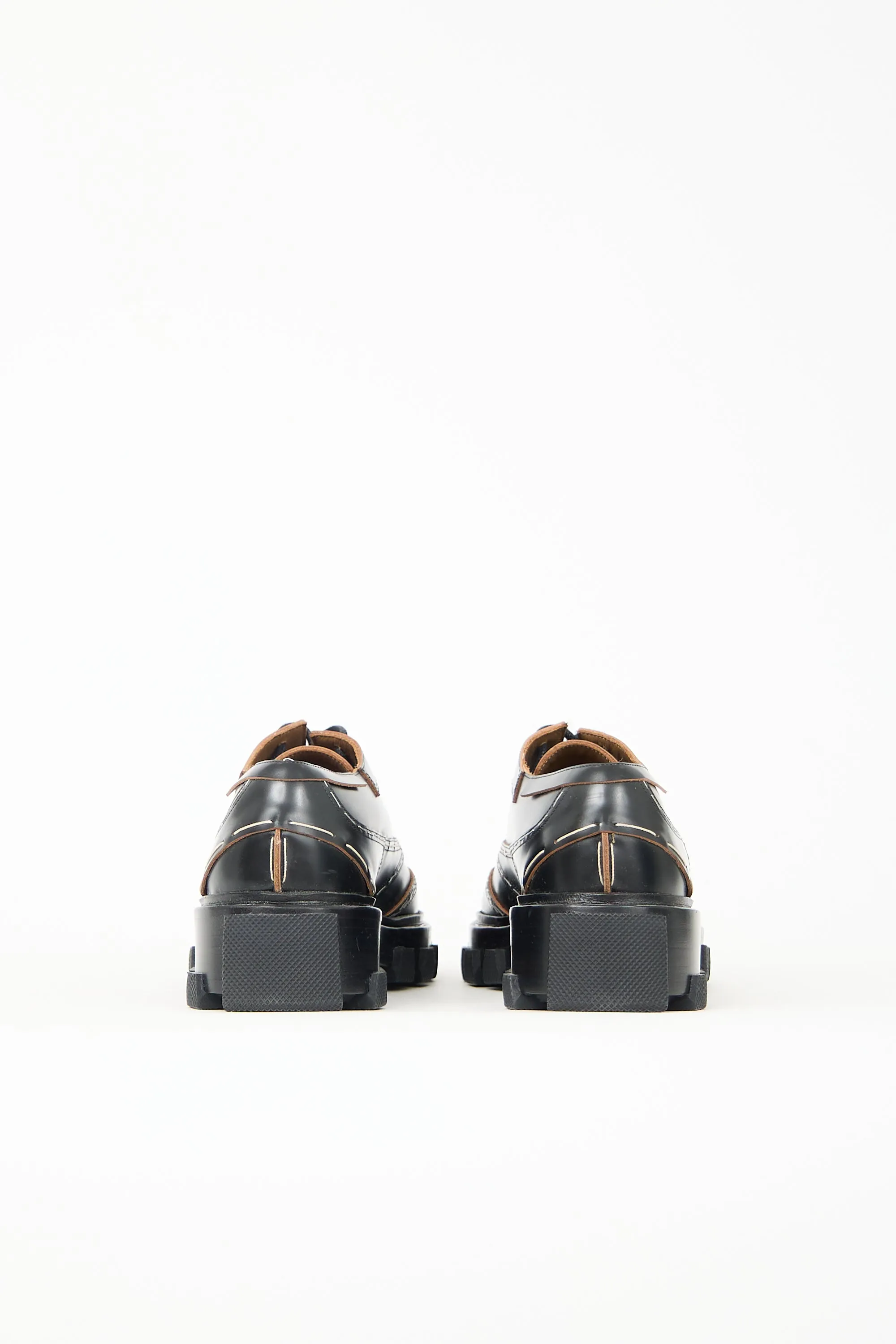 Leather Staple Derby sold by VSP Consignment product image thumbnail 4