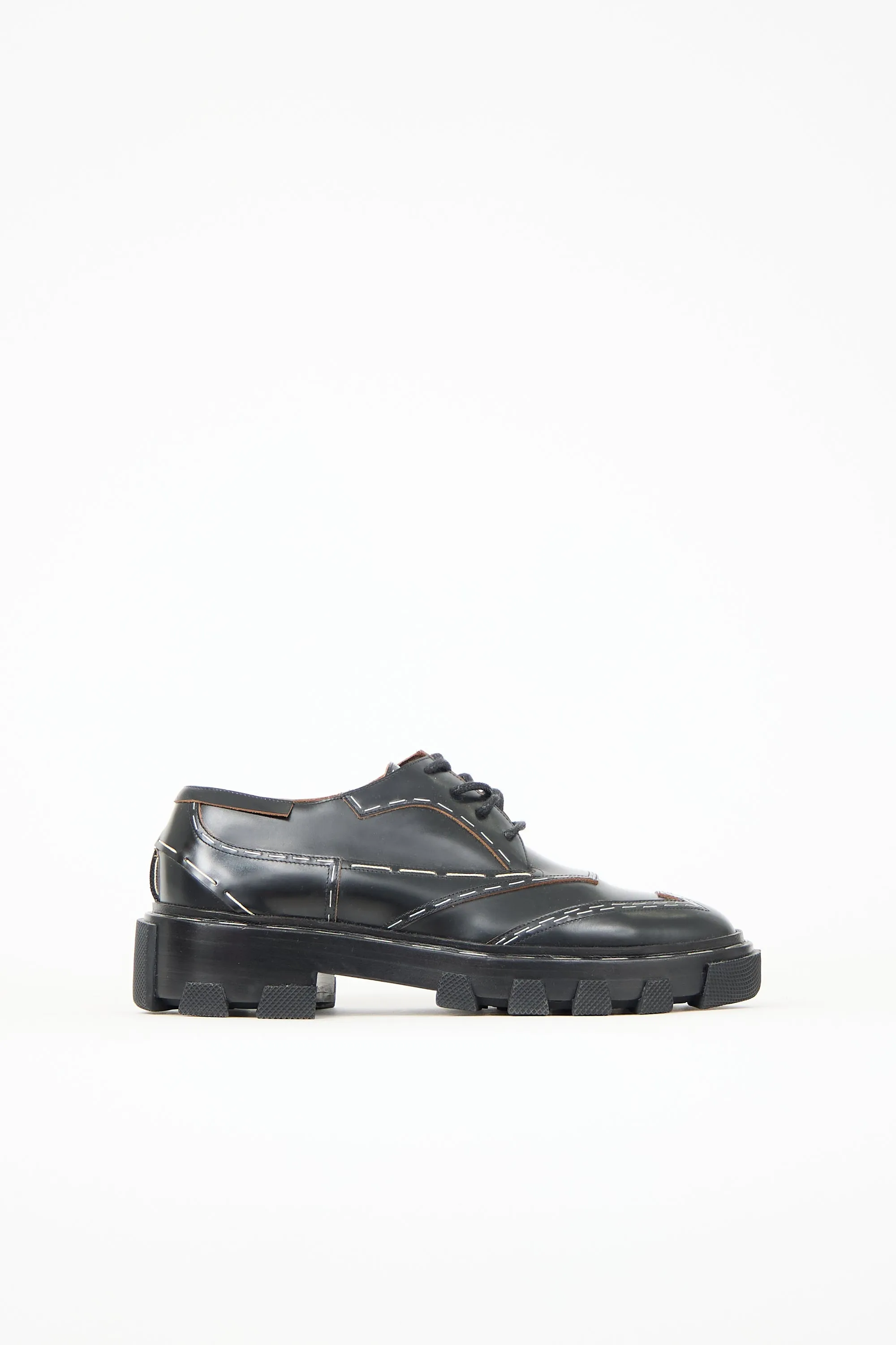 Leather Staple Derby sold by VSP Consignment
