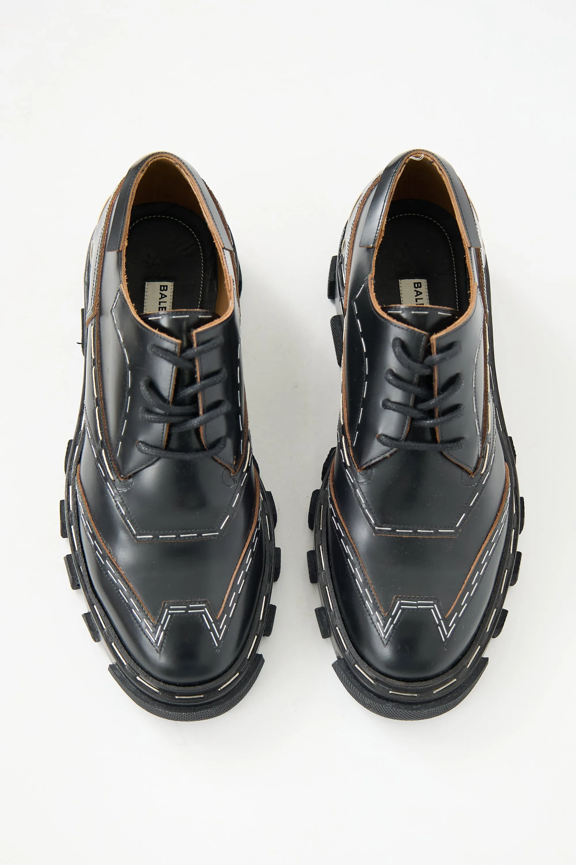 Leather Staple Derby sold by VSP Consignment product image thumbnail 2