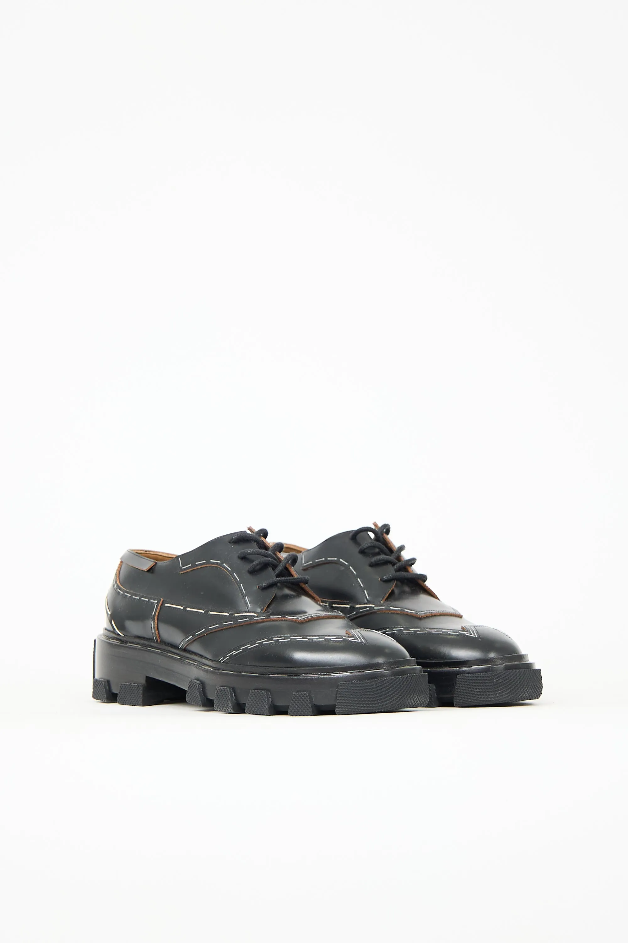 Leather Staple Derby sold by VSP Consignment product image thumbnail 3