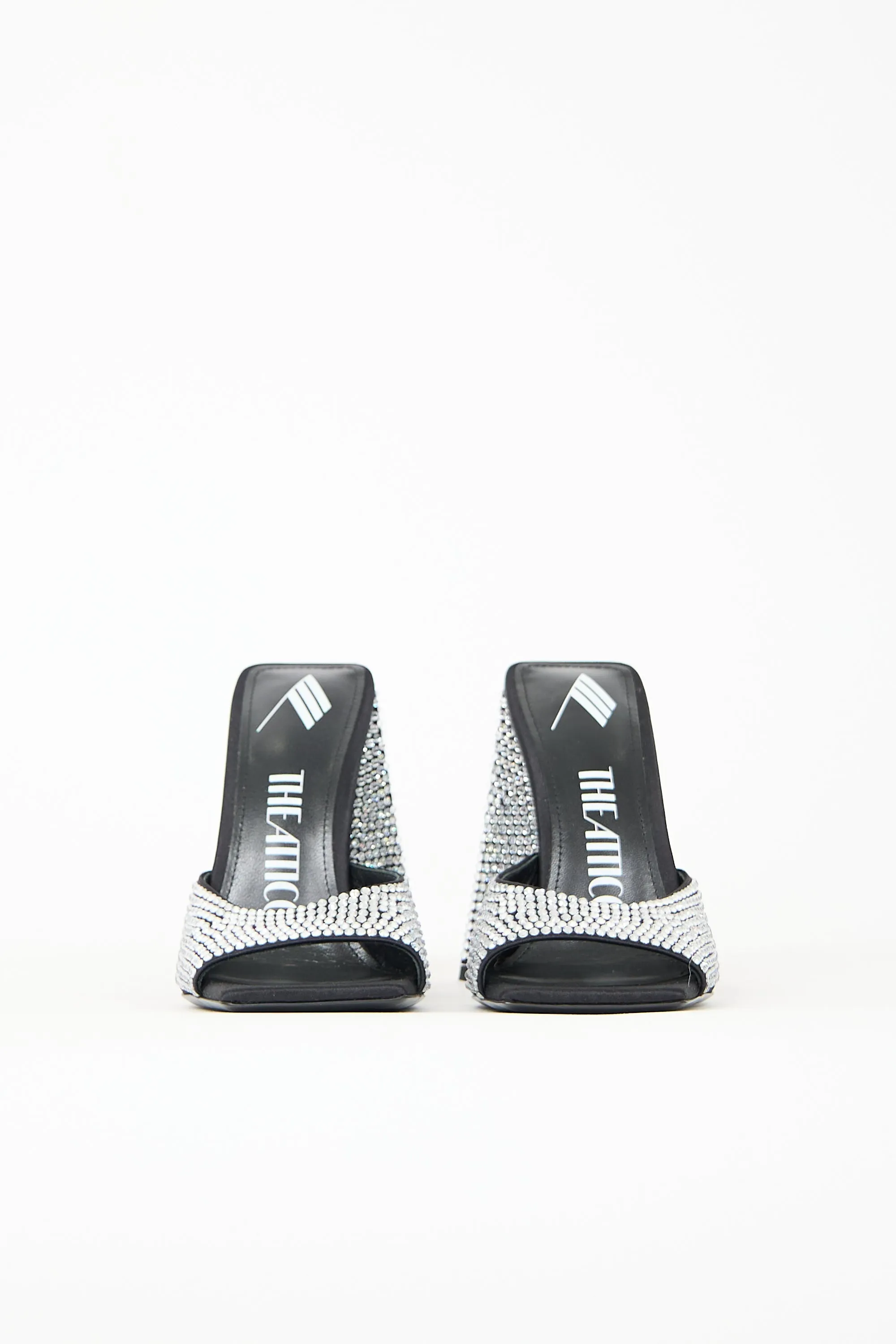 Leather Crystal Devon Mule sold by VSP Consignment product image thumbnail 3