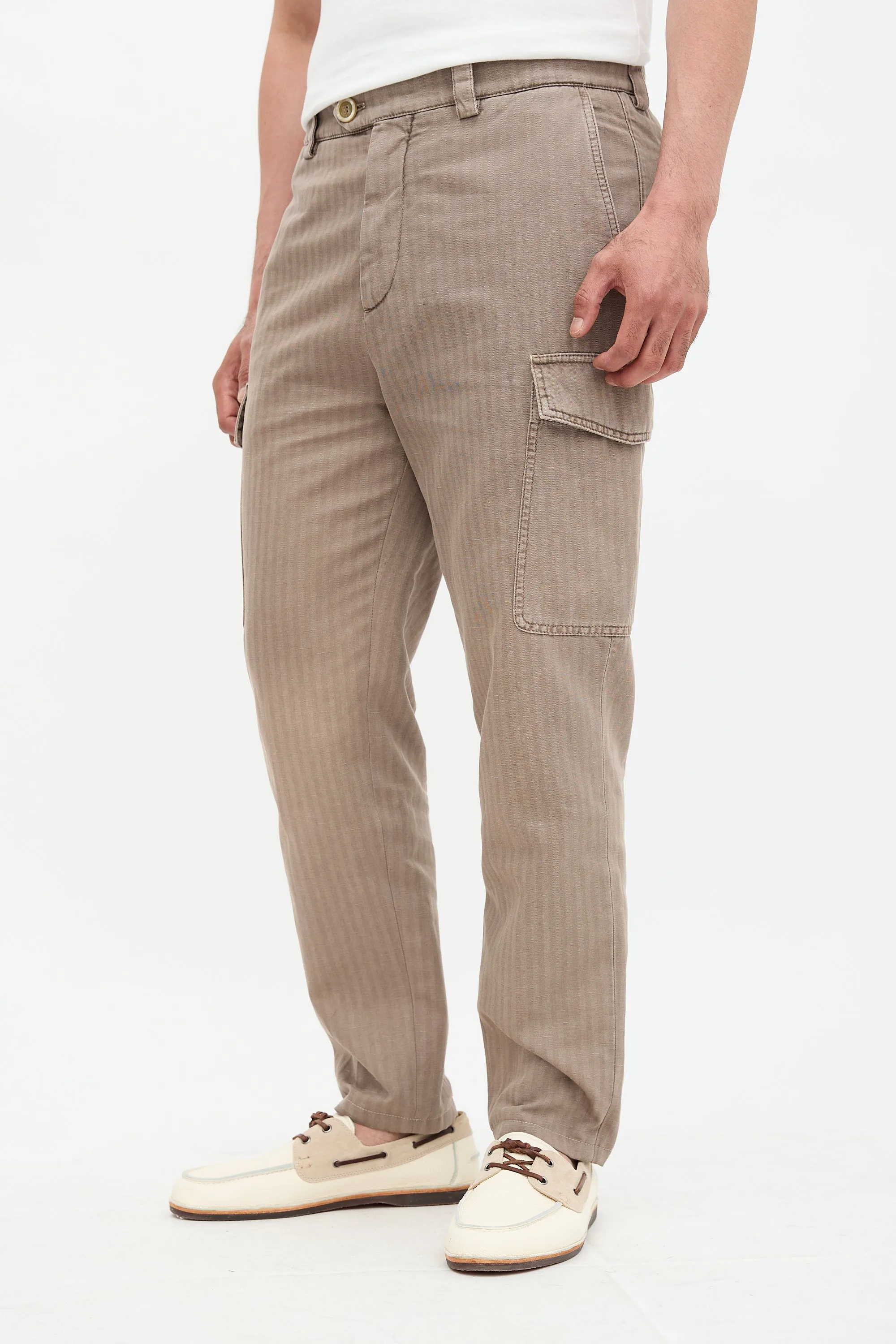 Stripe Leisure Fit Trouser sold by VSP Consignment product image thumbnail 3
