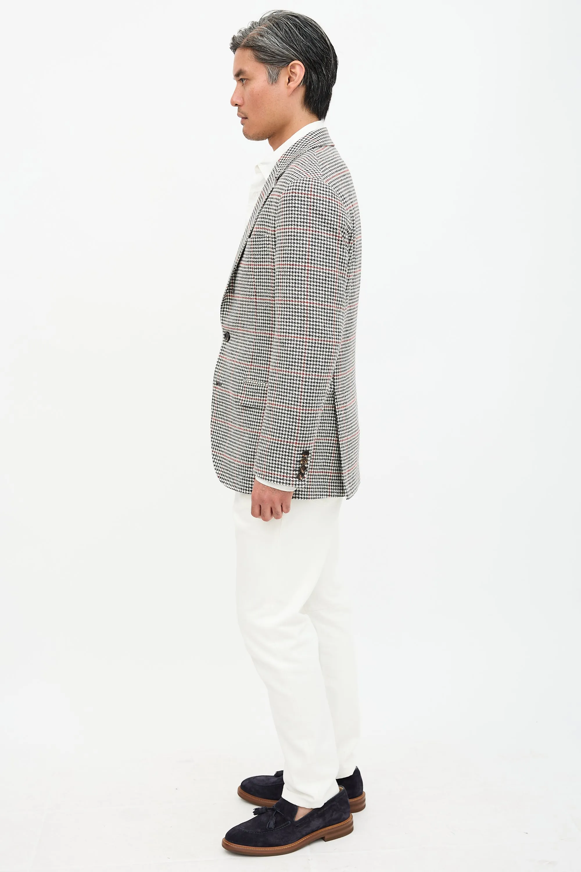 Flannel Patterned Blazer sold by VSP Consignment product image thumbnail 4