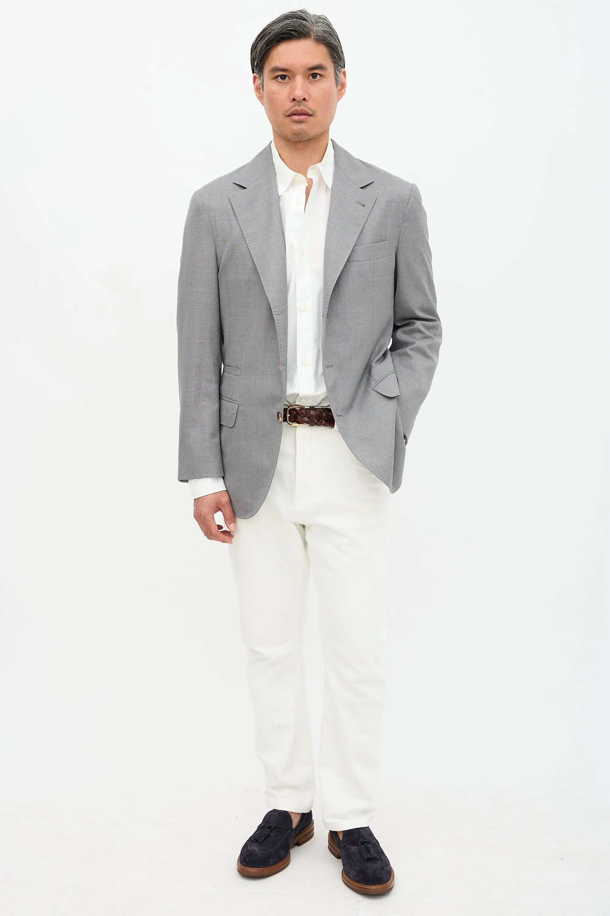 Wool & Silk Blazer sold by VSP Consignment product image thumbnail 2