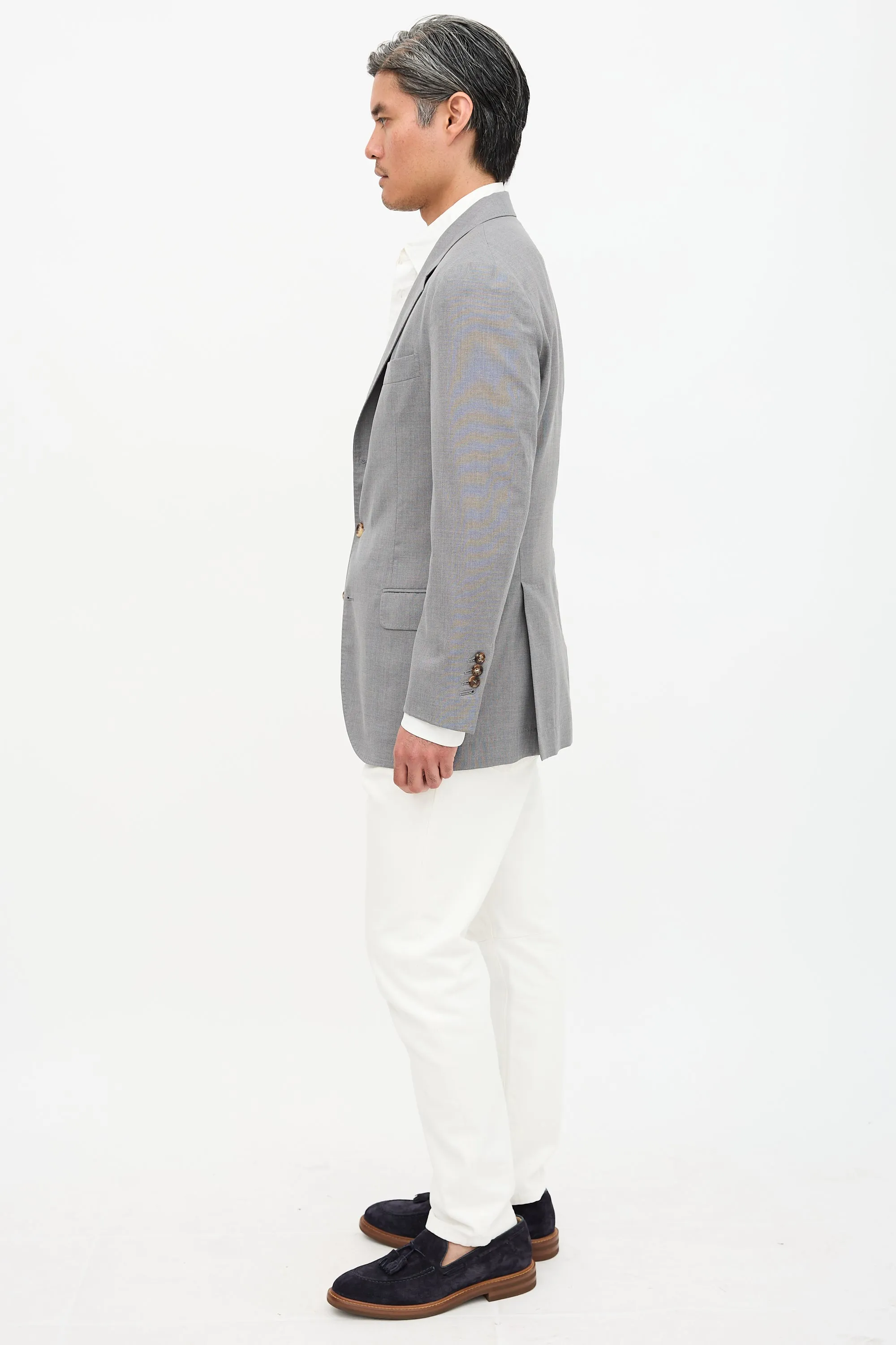 Wool & Silk Blazer sold by VSP Consignment product image thumbnail 4