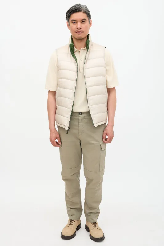 Down Reversible Puffer Vest sold by VSP Consignment